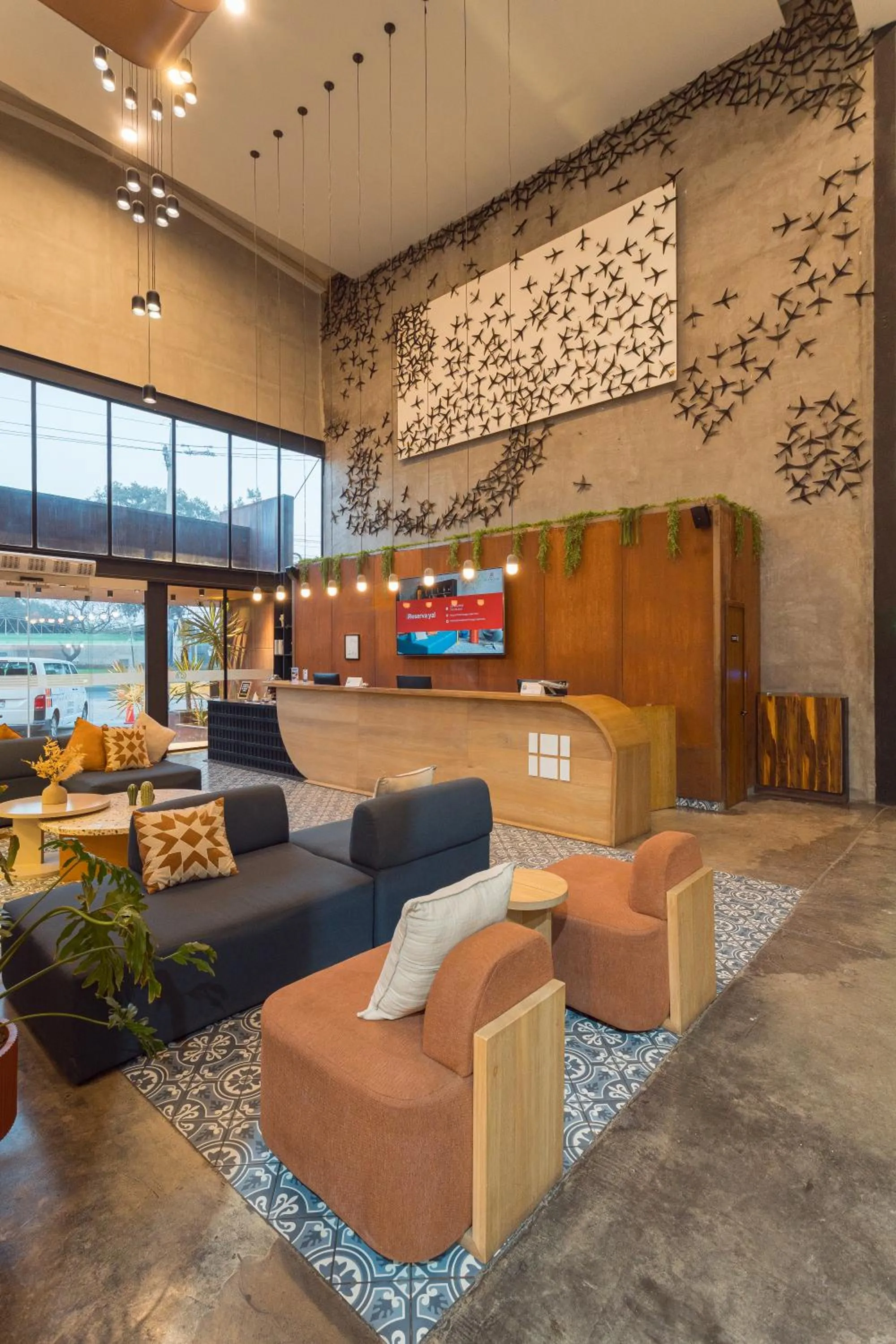 Lobby or reception in Hangar Select Aeropuerto Guadalajara