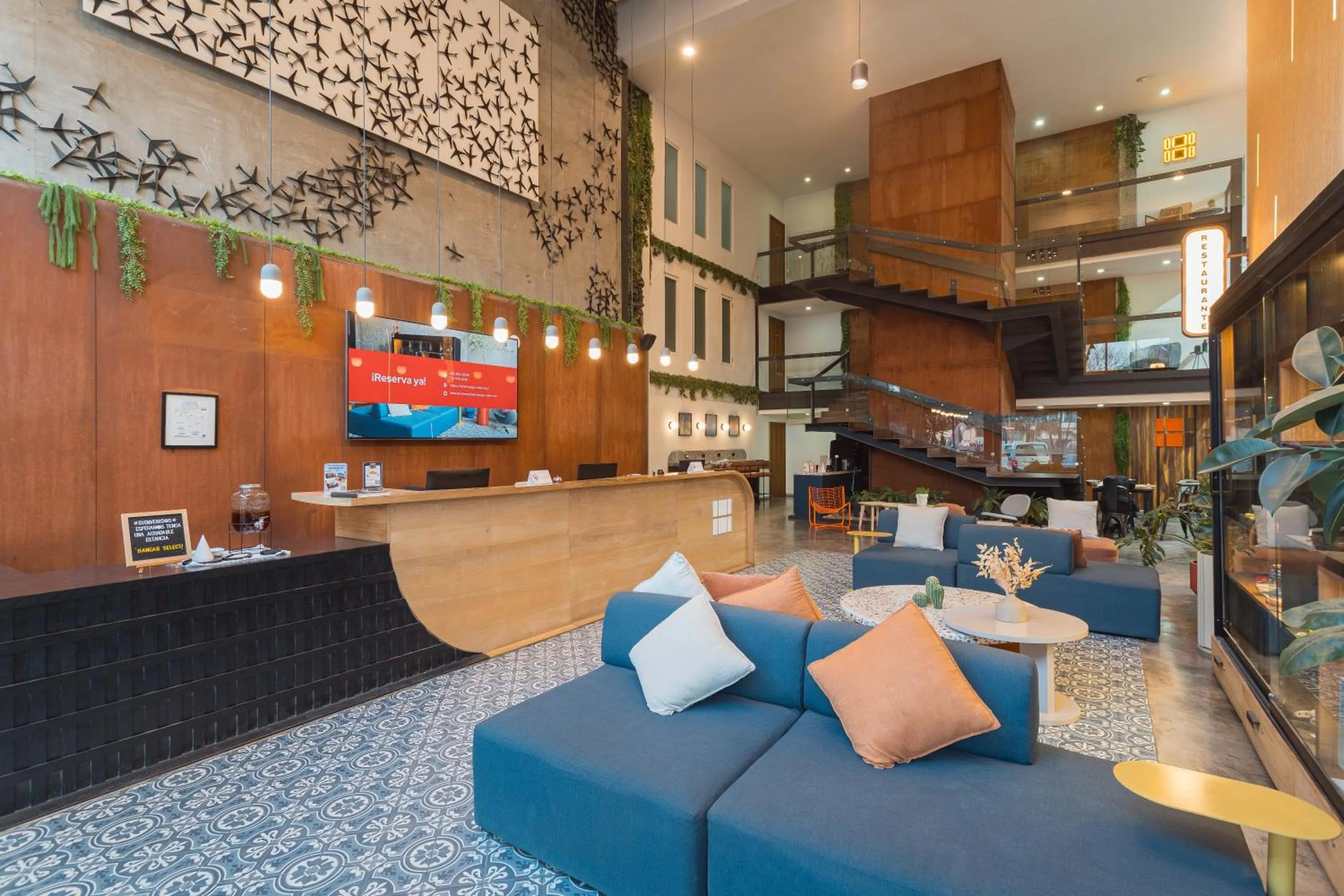 Lobby or reception in Hangar Select Aeropuerto Guadalajara