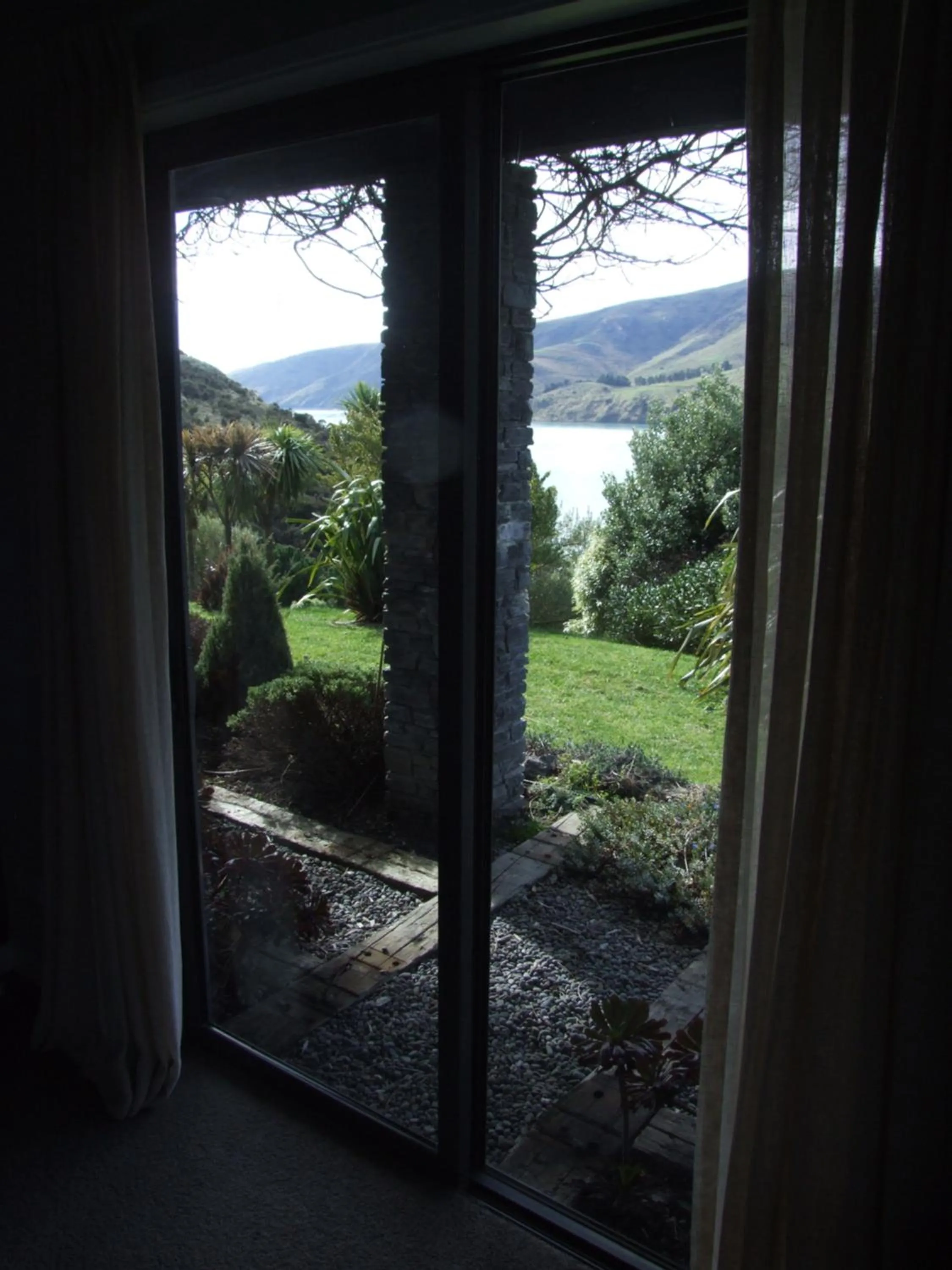 Garden view in Port Levy B & B Christchurch