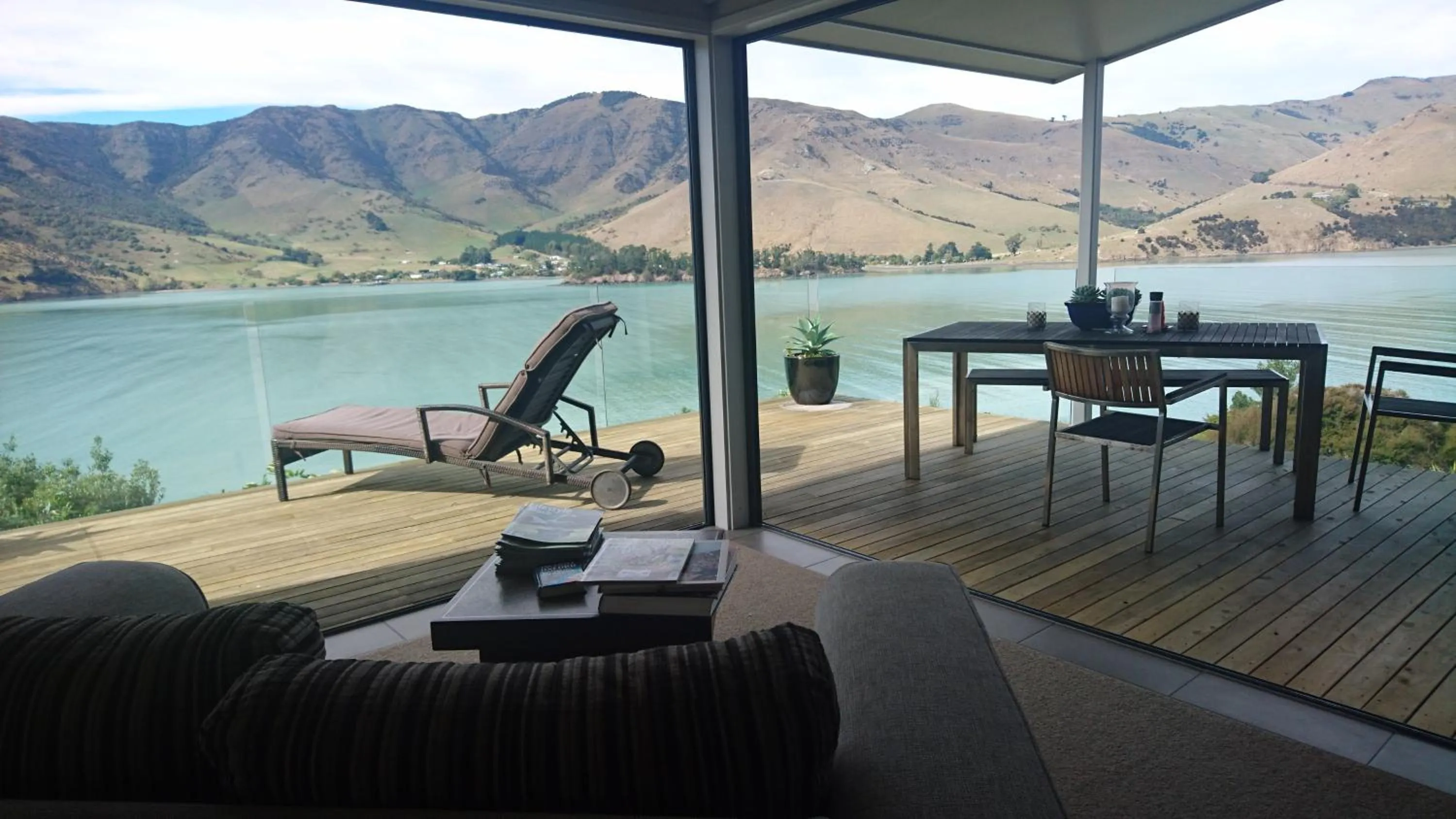 Balcony/Terrace in Port Levy B & B Christchurch