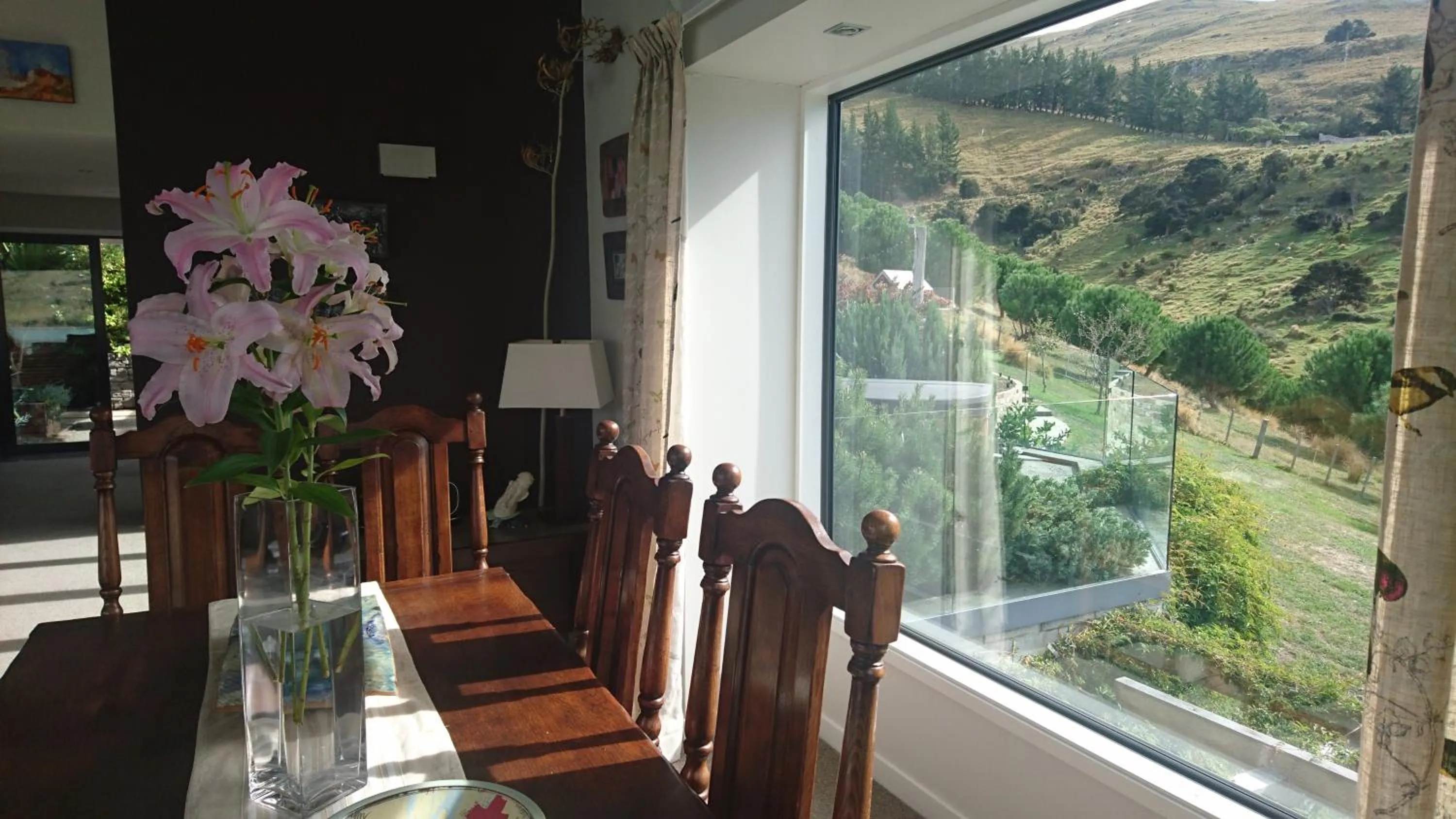 Dining area in Port Levy B & B Christchurch