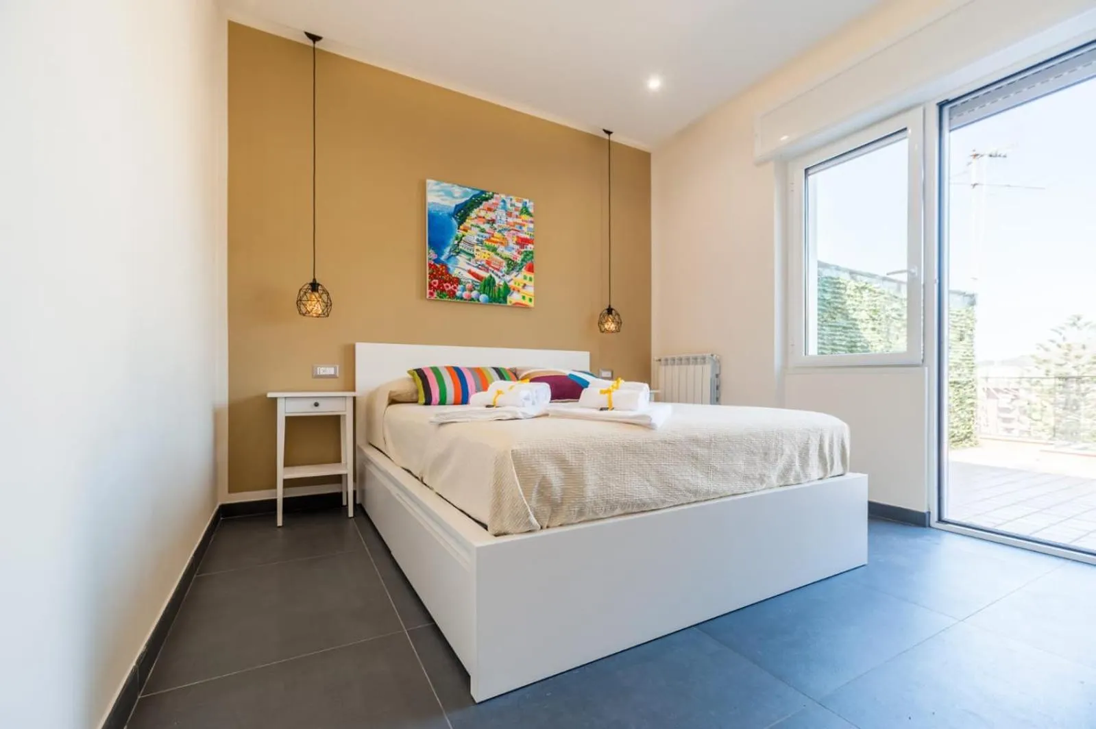 Bed in Attico Oltremare B&B