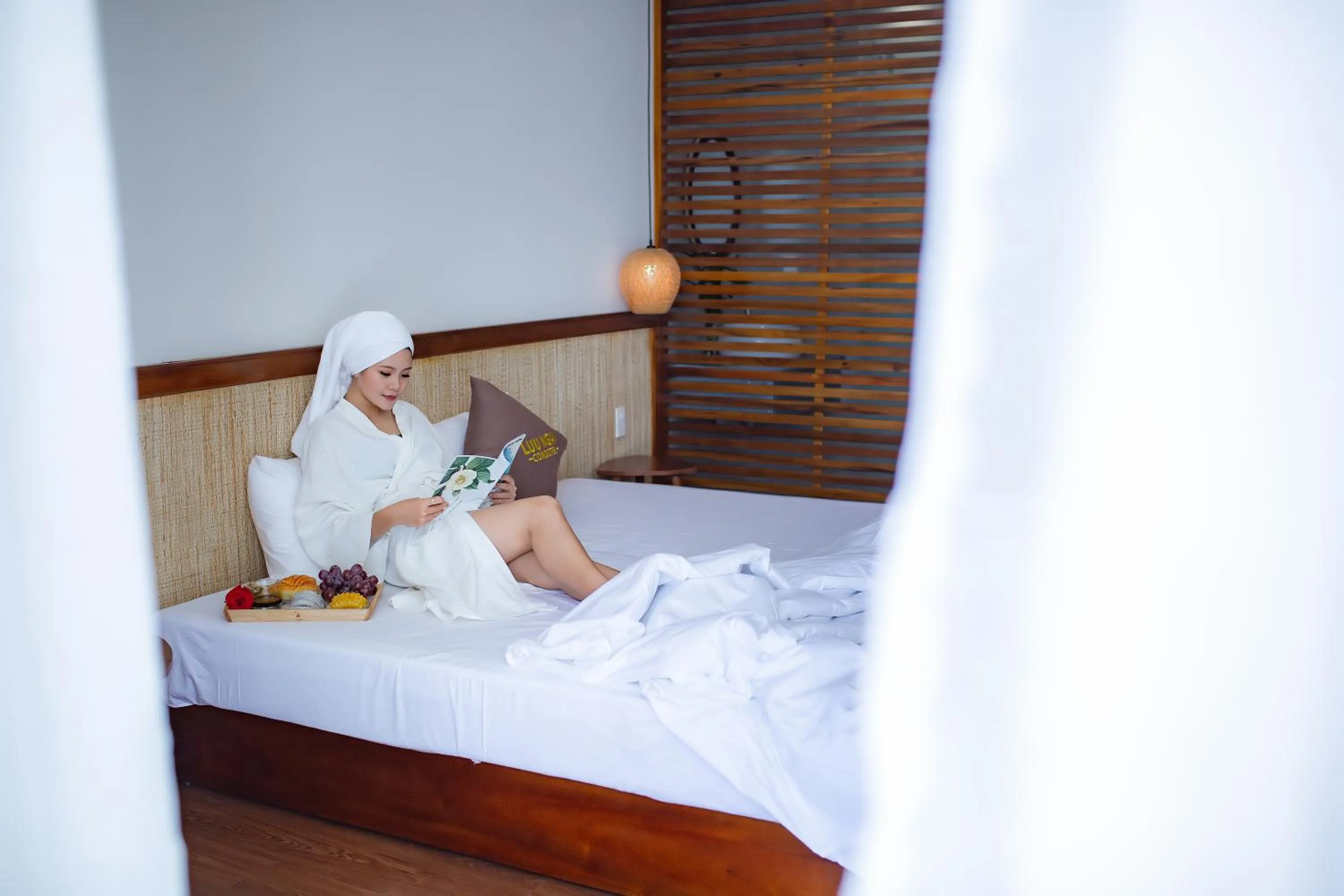 People, Bed in Luu Ngai Condotel Quy Nhon