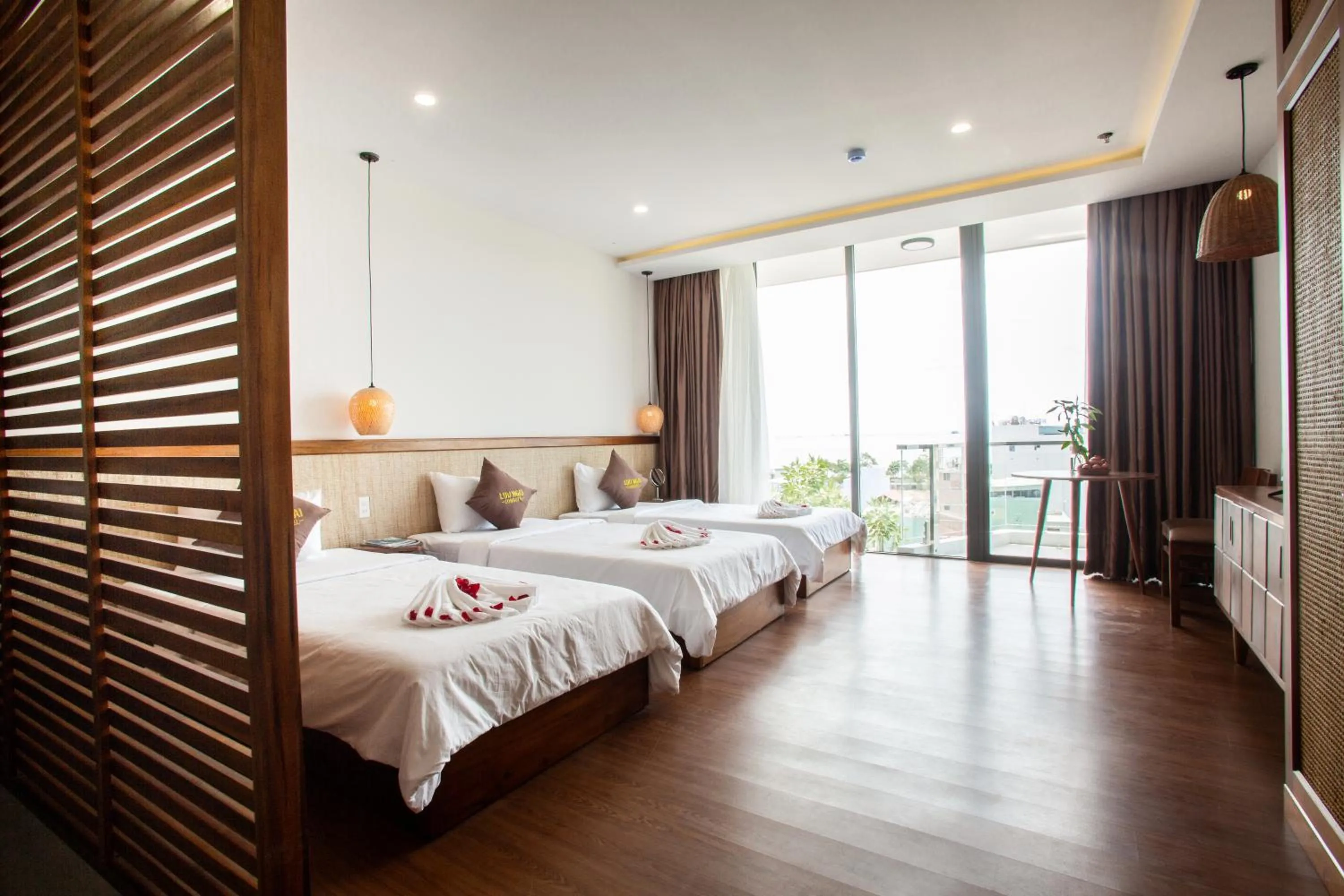 Photo of the whole room, Bed in Luu Ngai Condotel Quy Nhon
