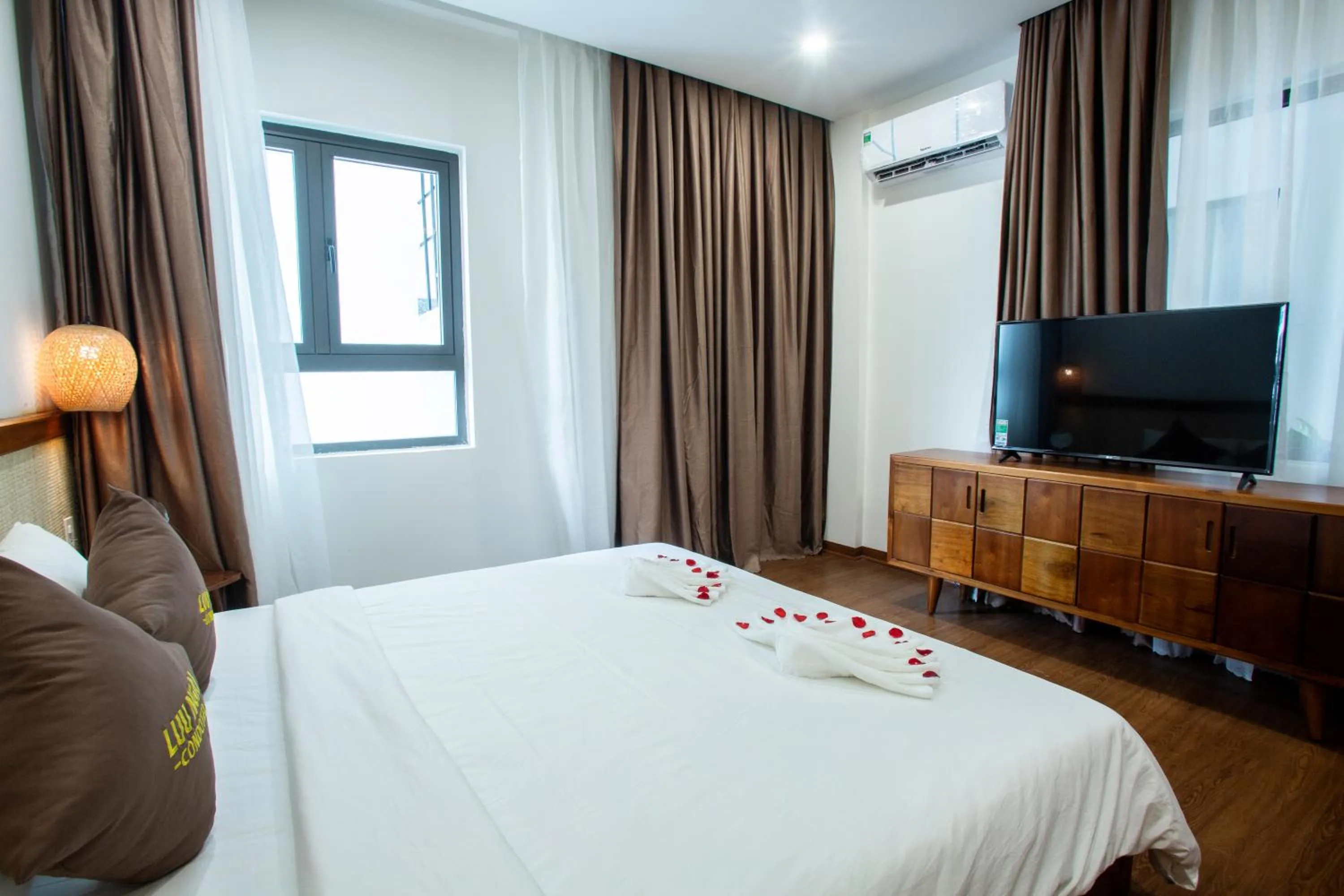 Bed in Luu Ngai Condotel Quy Nhon