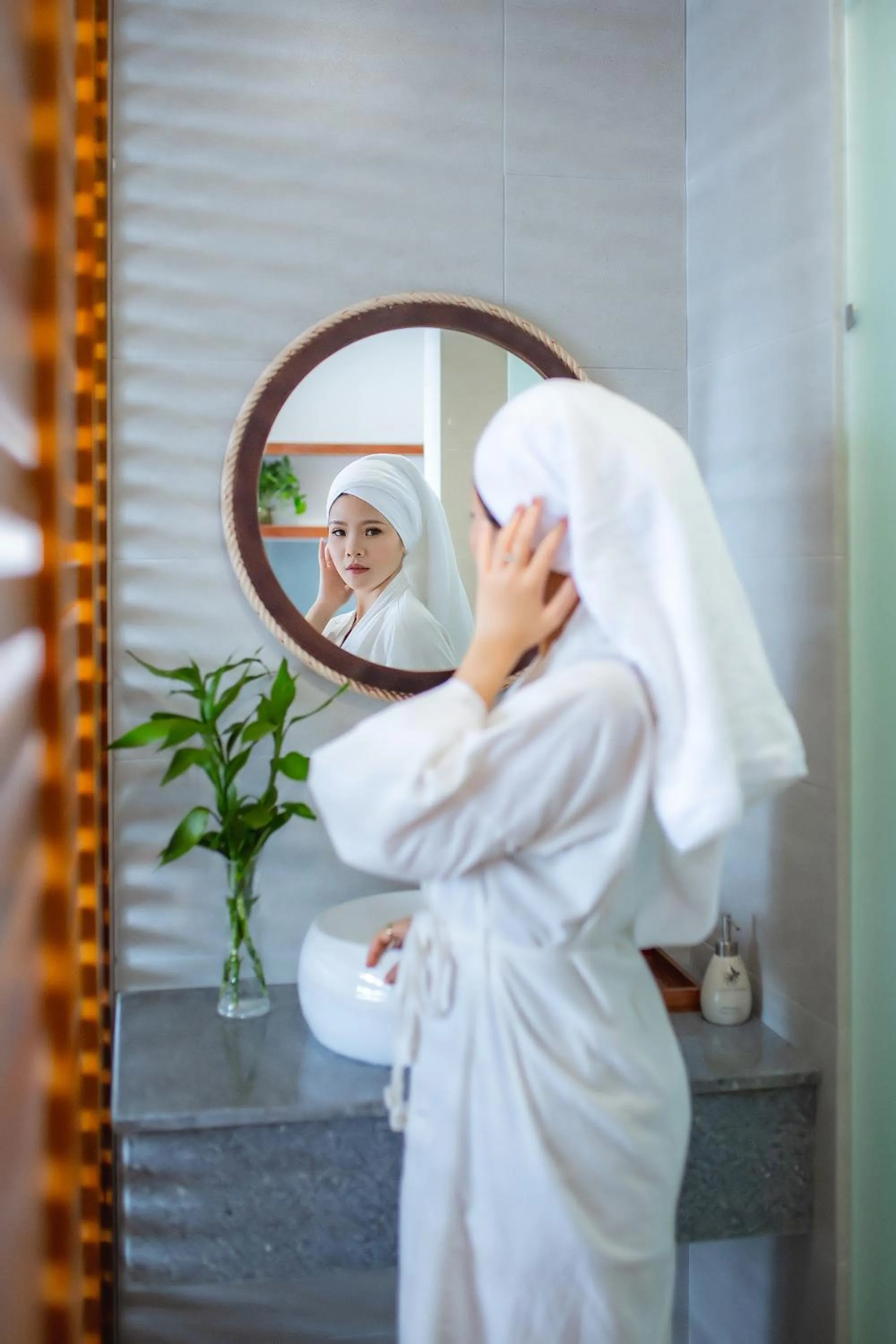 Bathroom in Luu Ngai Condotel Quy Nhon