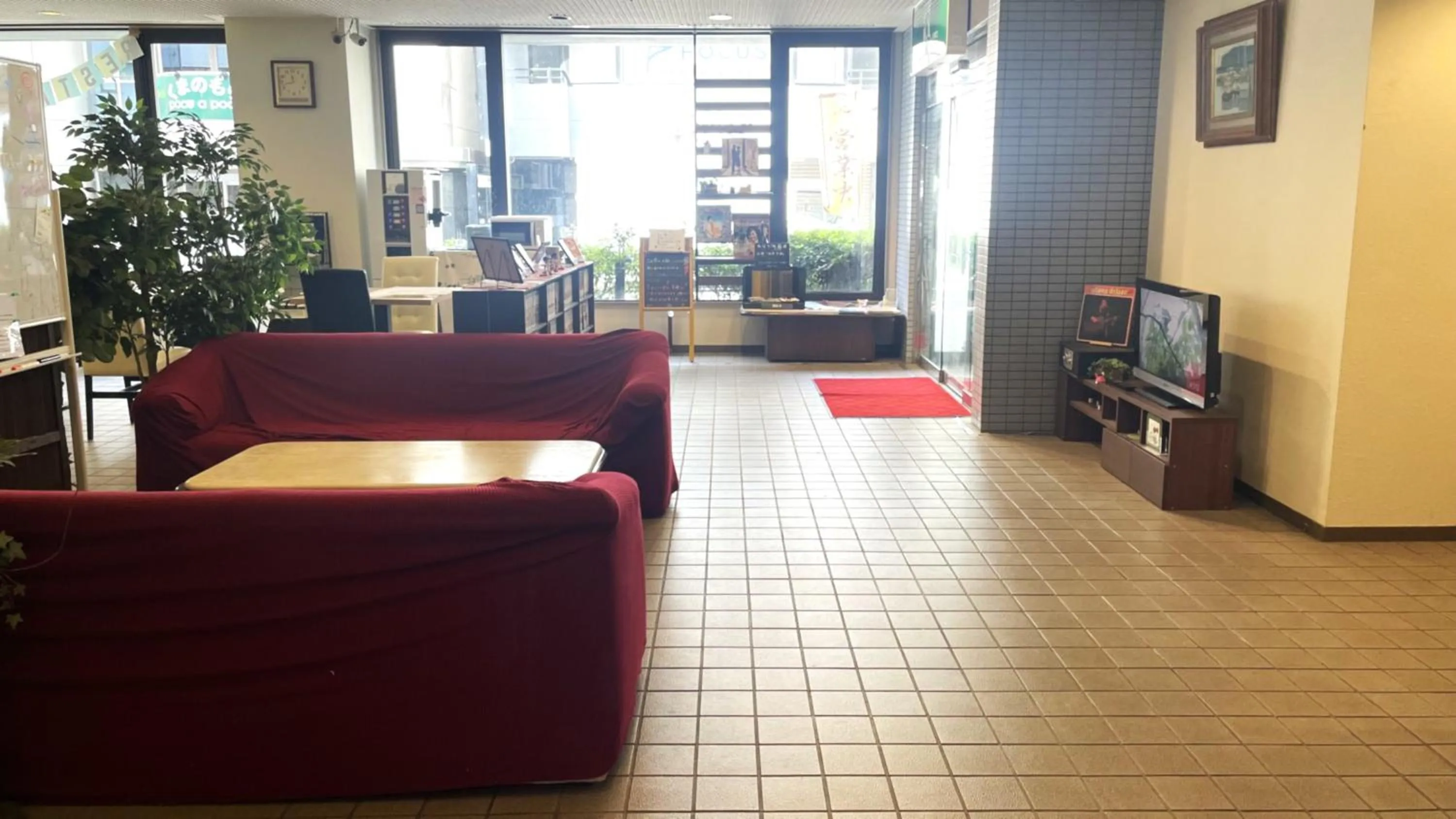 Lobby or reception in Hotel Tetora Makuhari Inagekaigan (Formerly Business Hotel Marine)