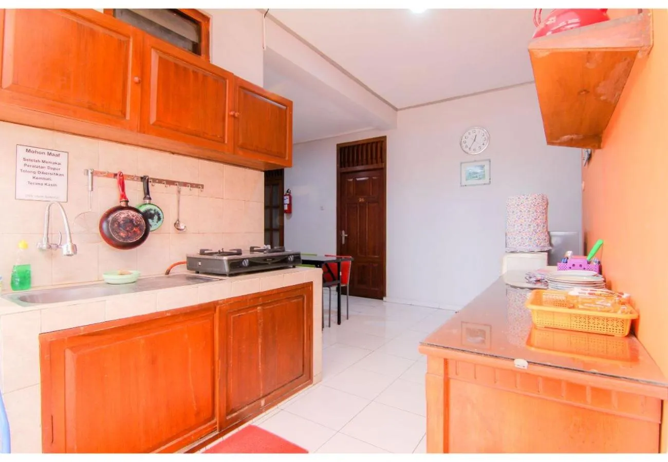 Communal kitchen in Embe Enem Homestay