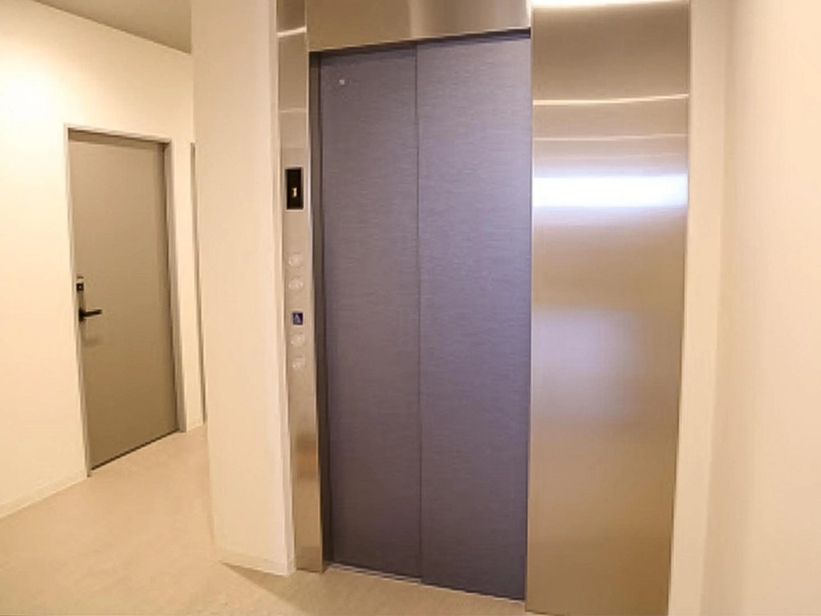 elevator in Iwatoyama Hostel