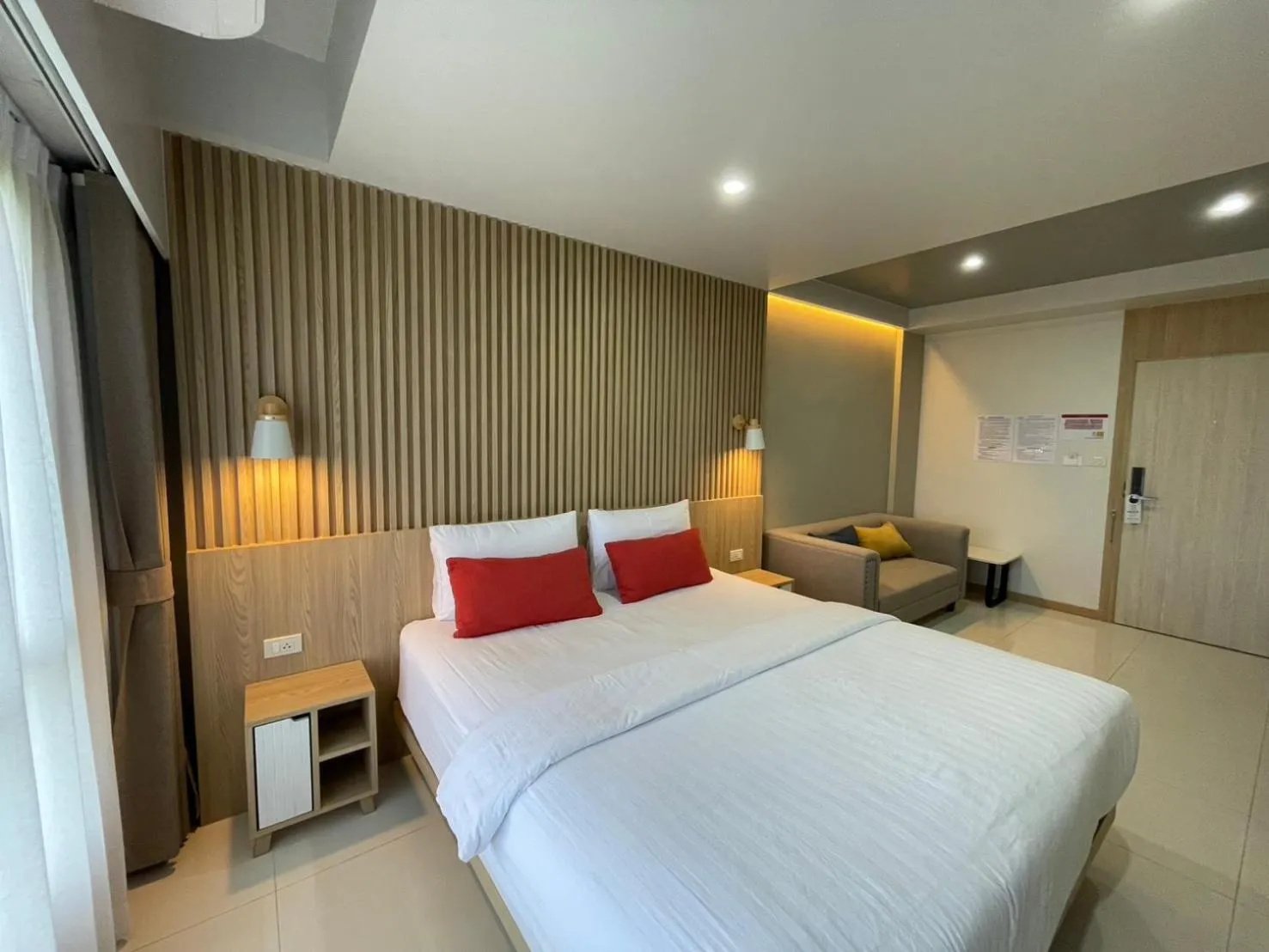 Bed in Baan Bangkok 97 Hotel