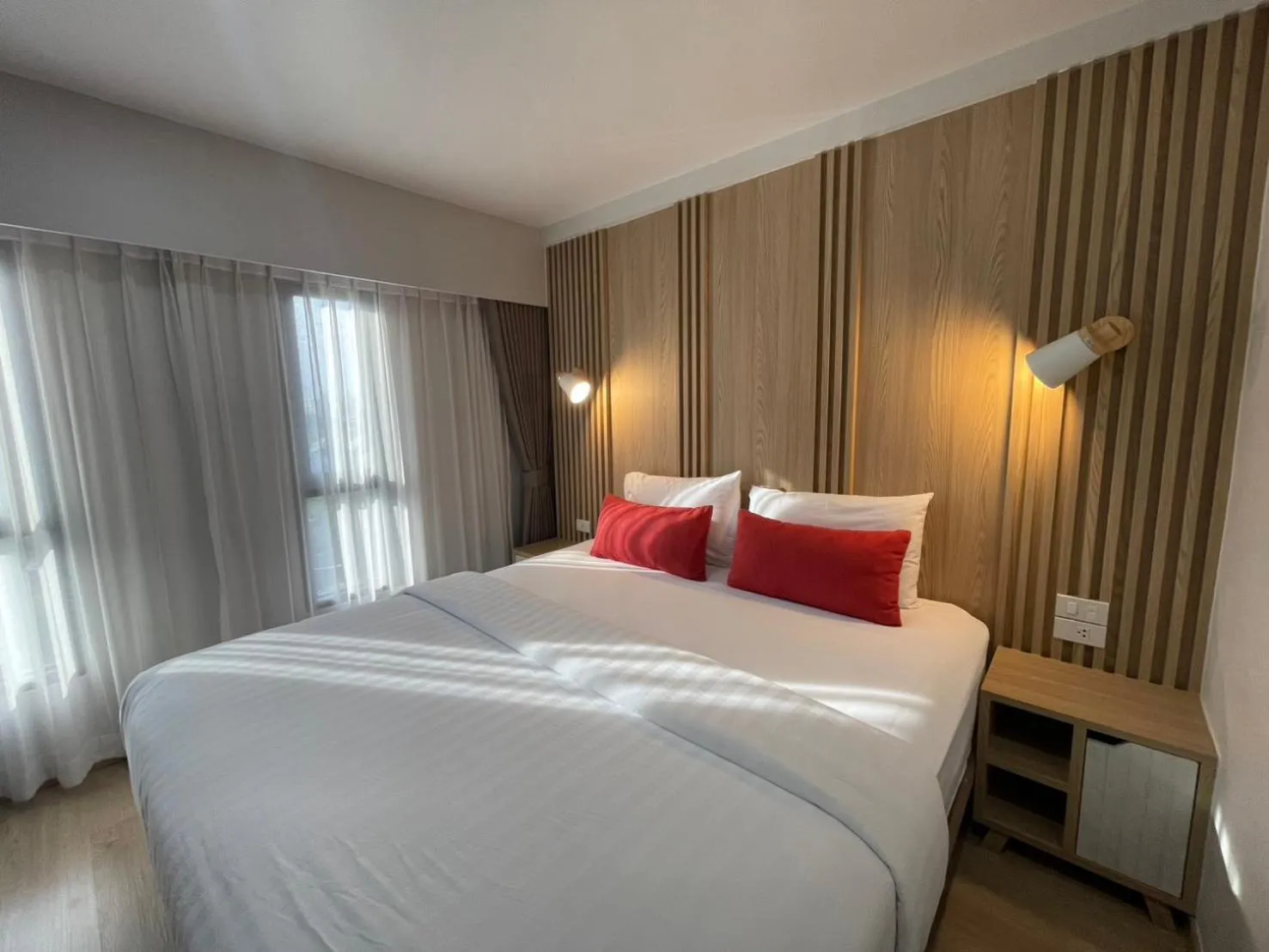 Bed in Baan Bangkok 97 Hotel