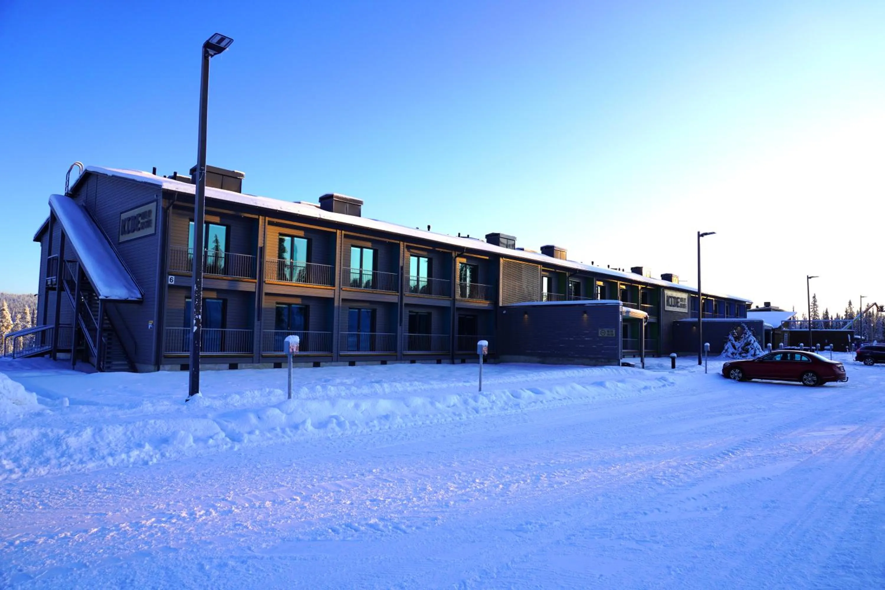 Property building in KIDE hotel by Iso-Syöte