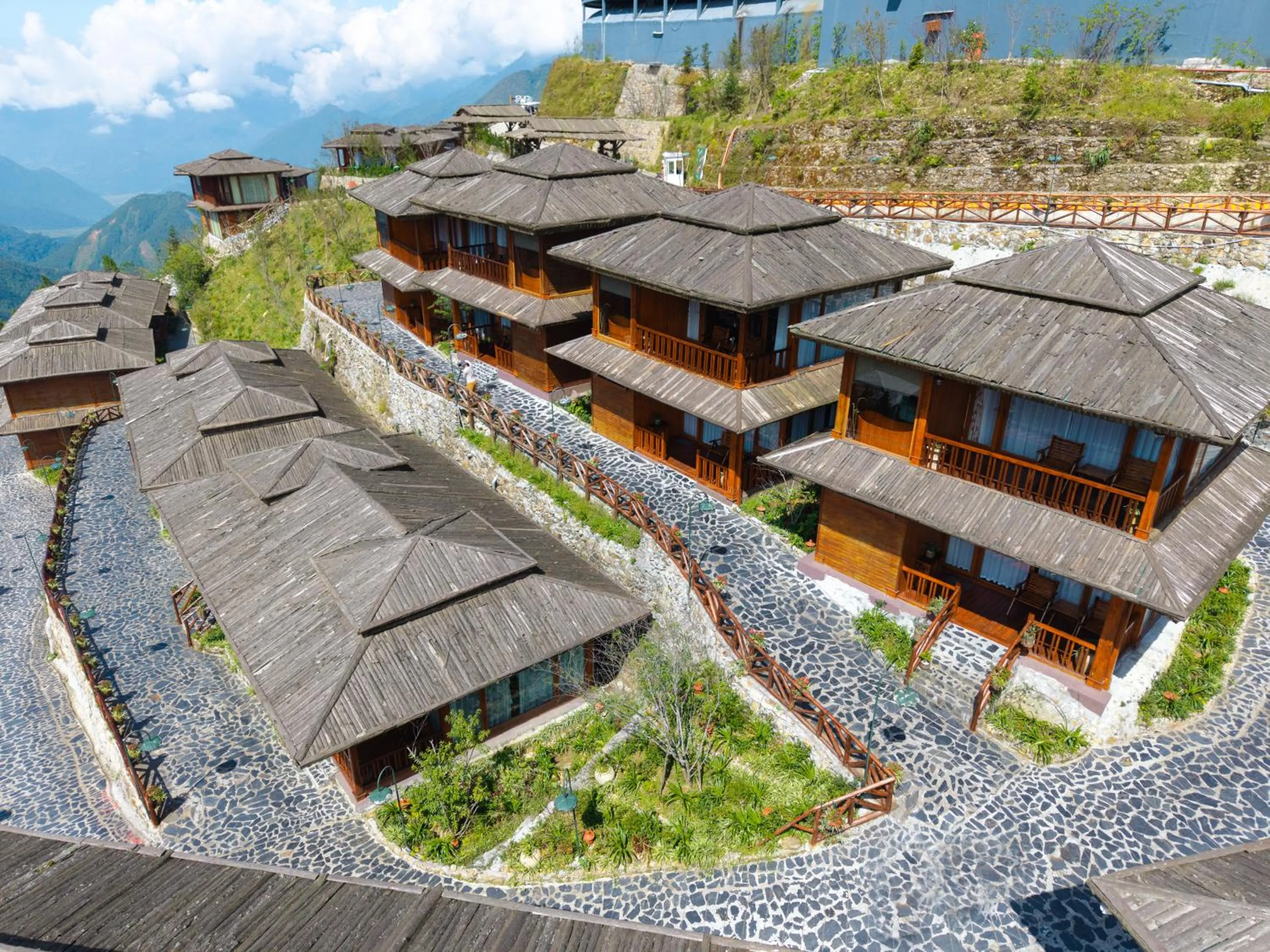 Mountain view in Heaven Gate O Quy Ho Hotel Sapa