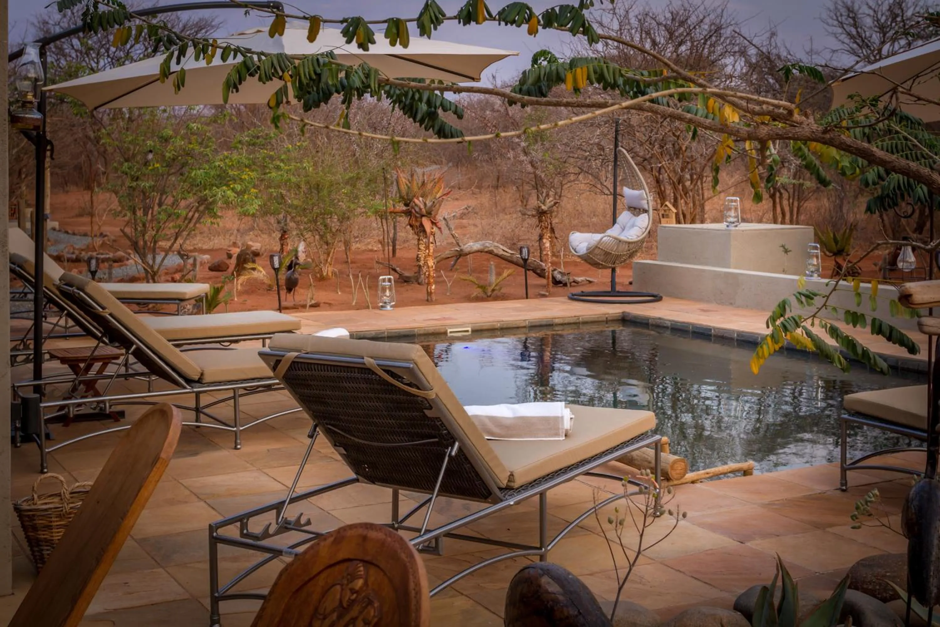 Natural landscape in Ukuthula Bush Lodge