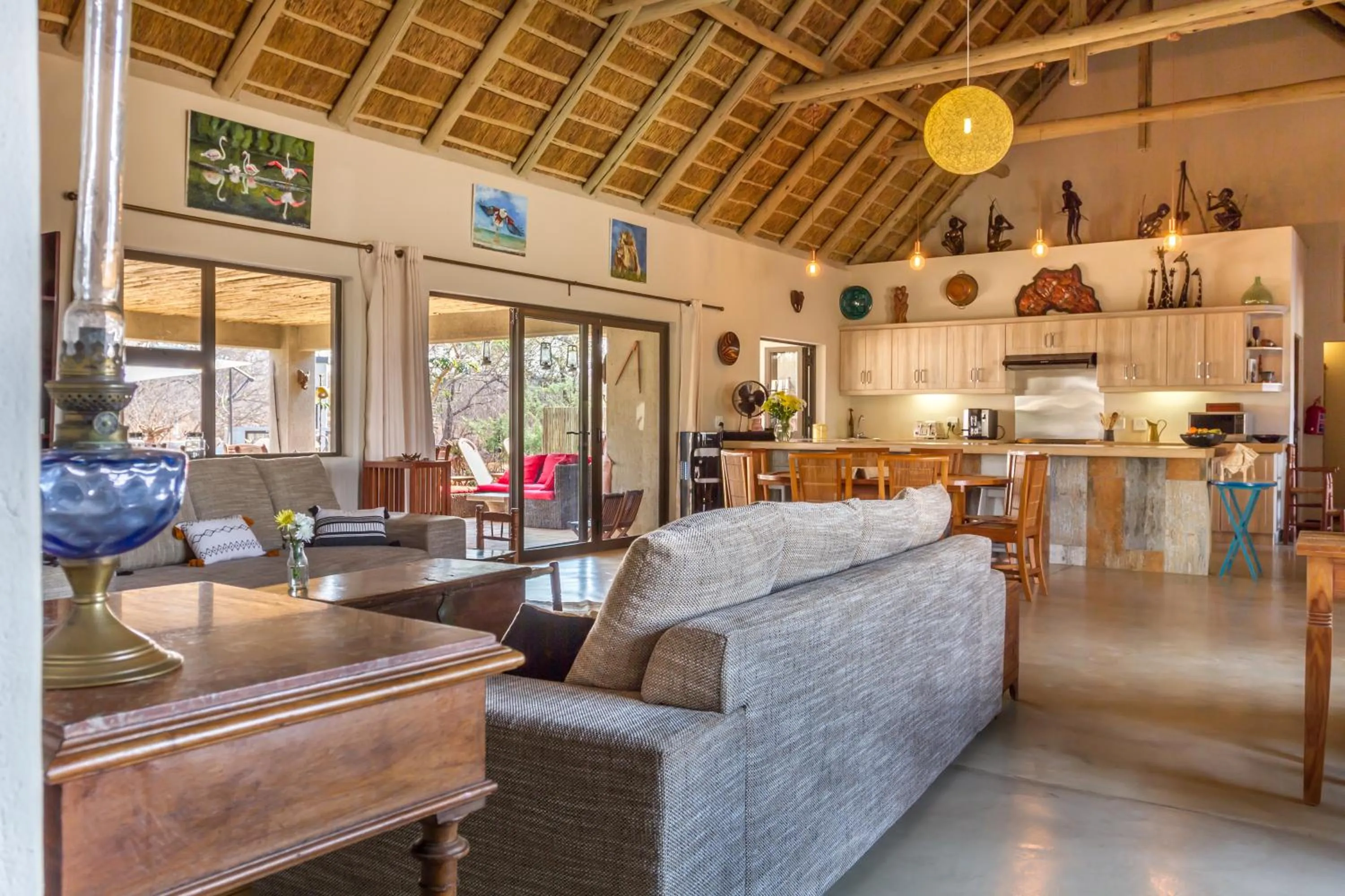 Kitchen or kitchenette in Ukuthula Bush Lodge