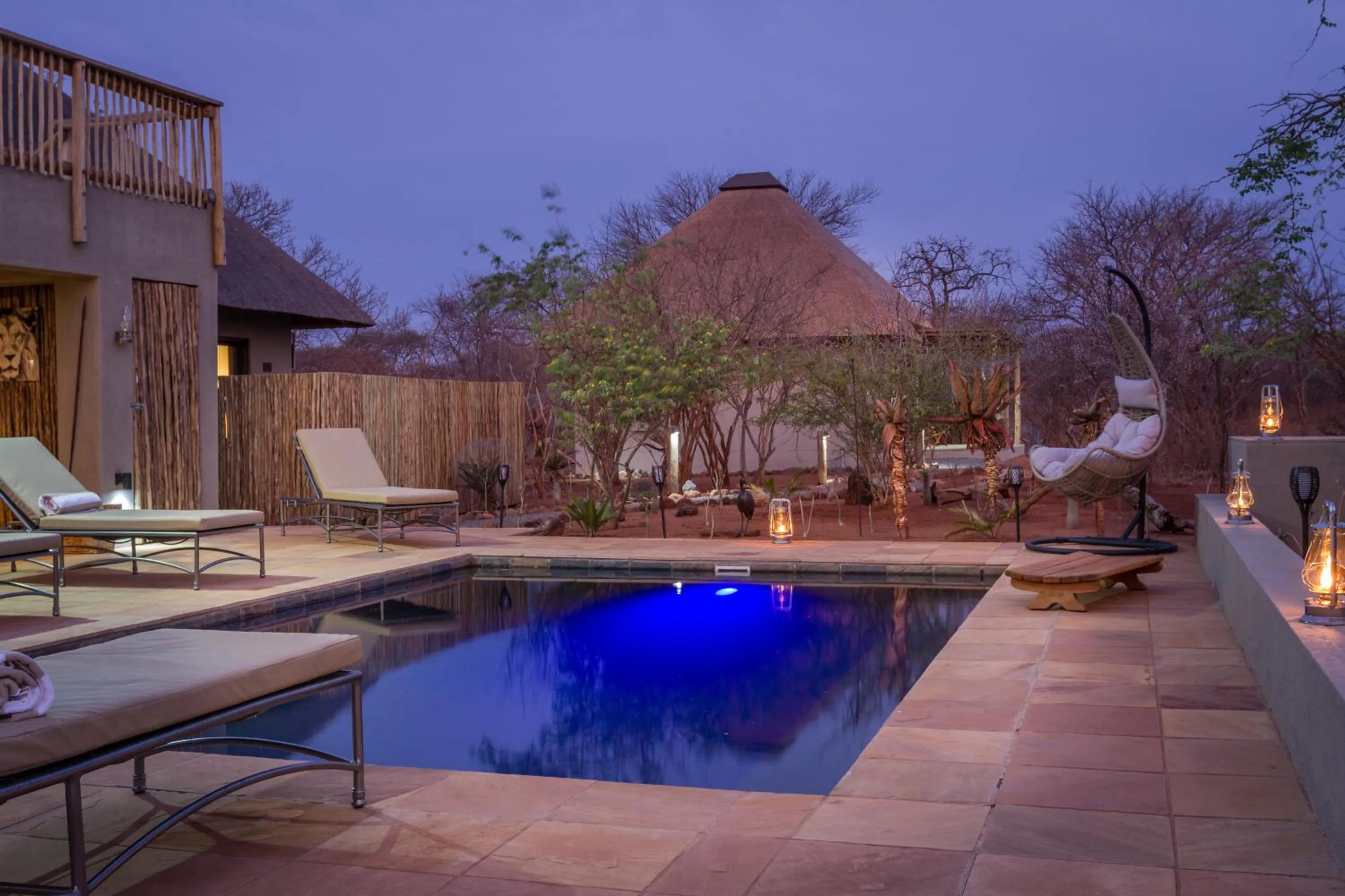 Natural landscape in Ukuthula Bush Lodge