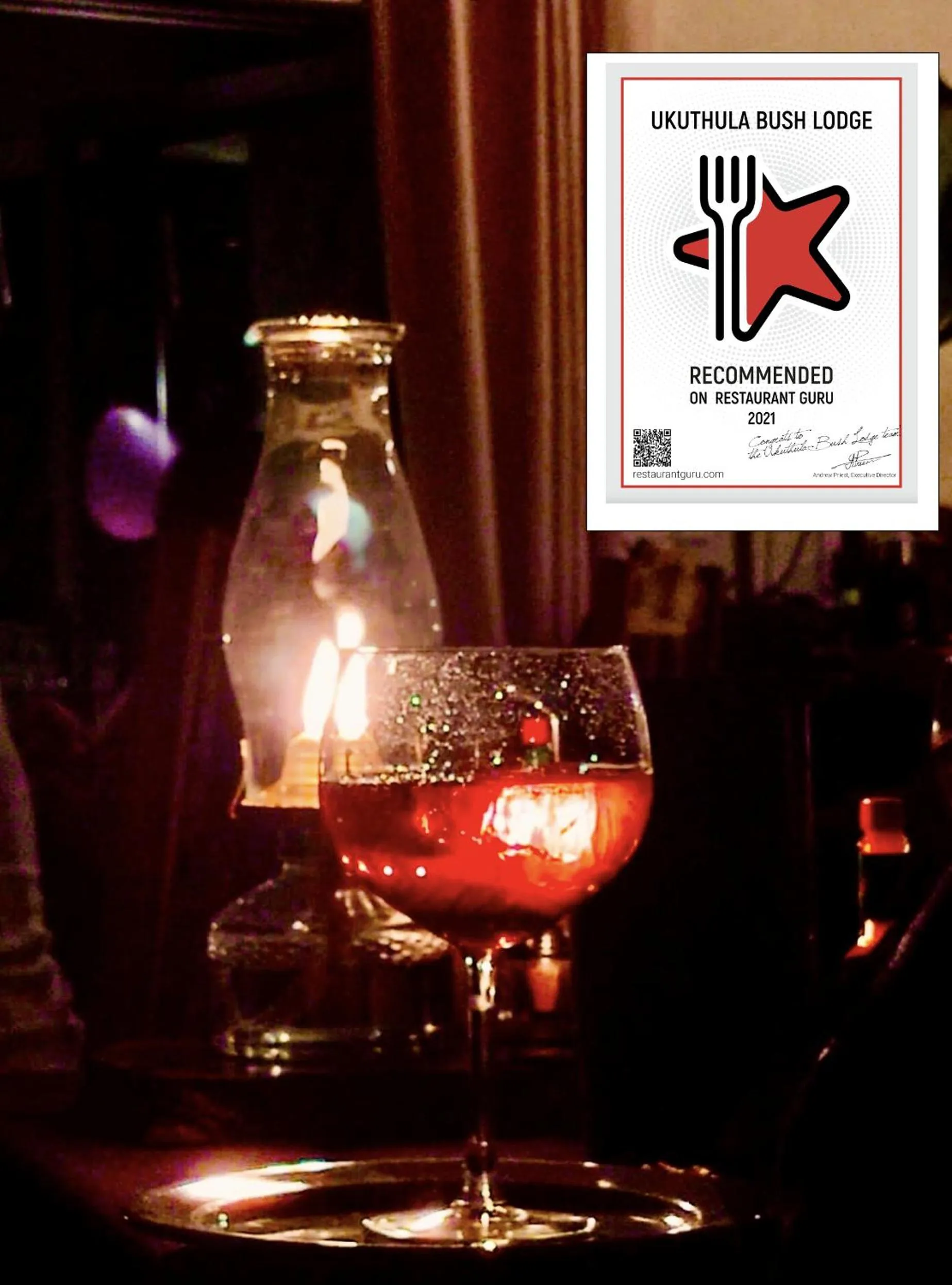 Restaurant/places to eat in Ukuthula Bush Lodge