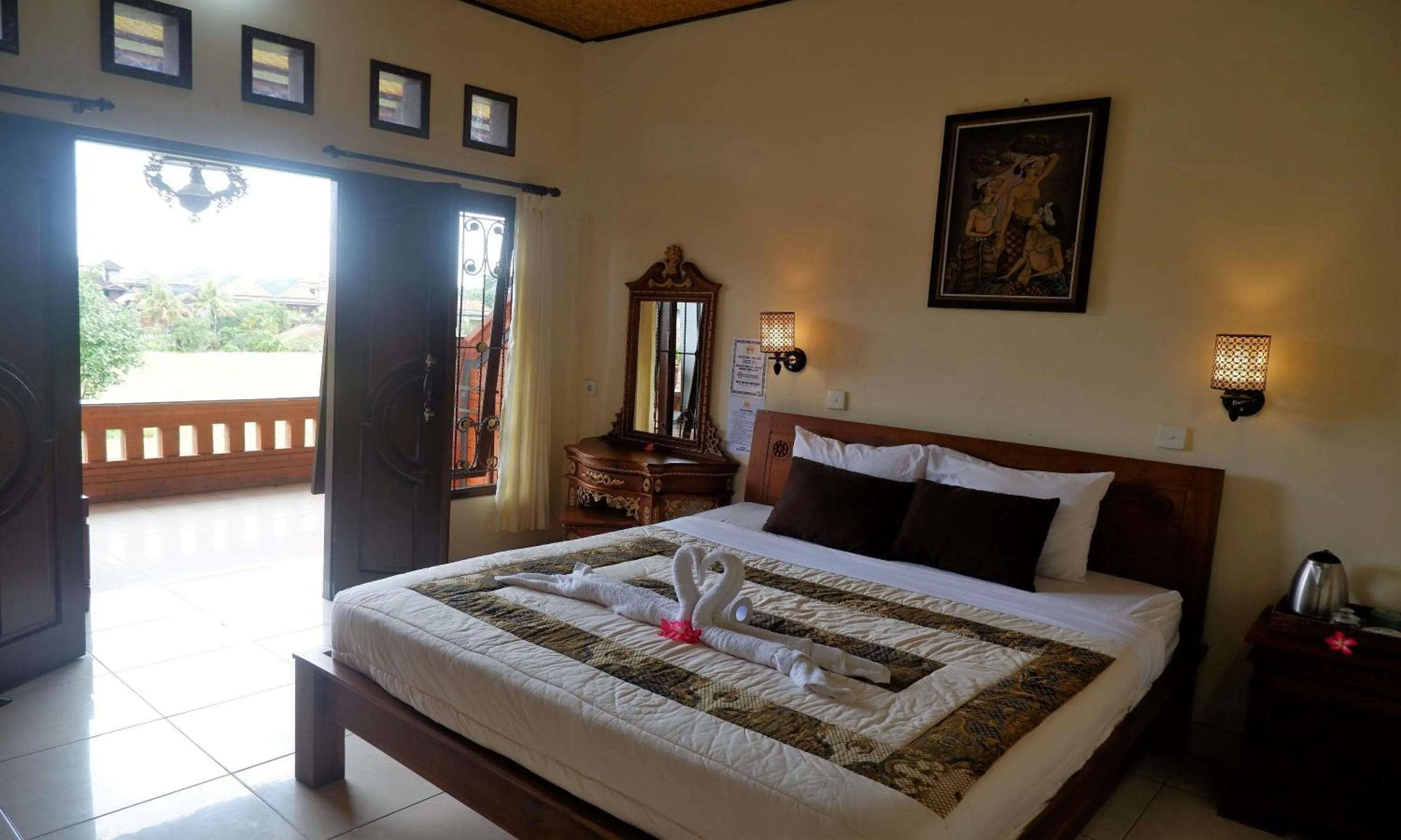 Bed in Danasari Homestay