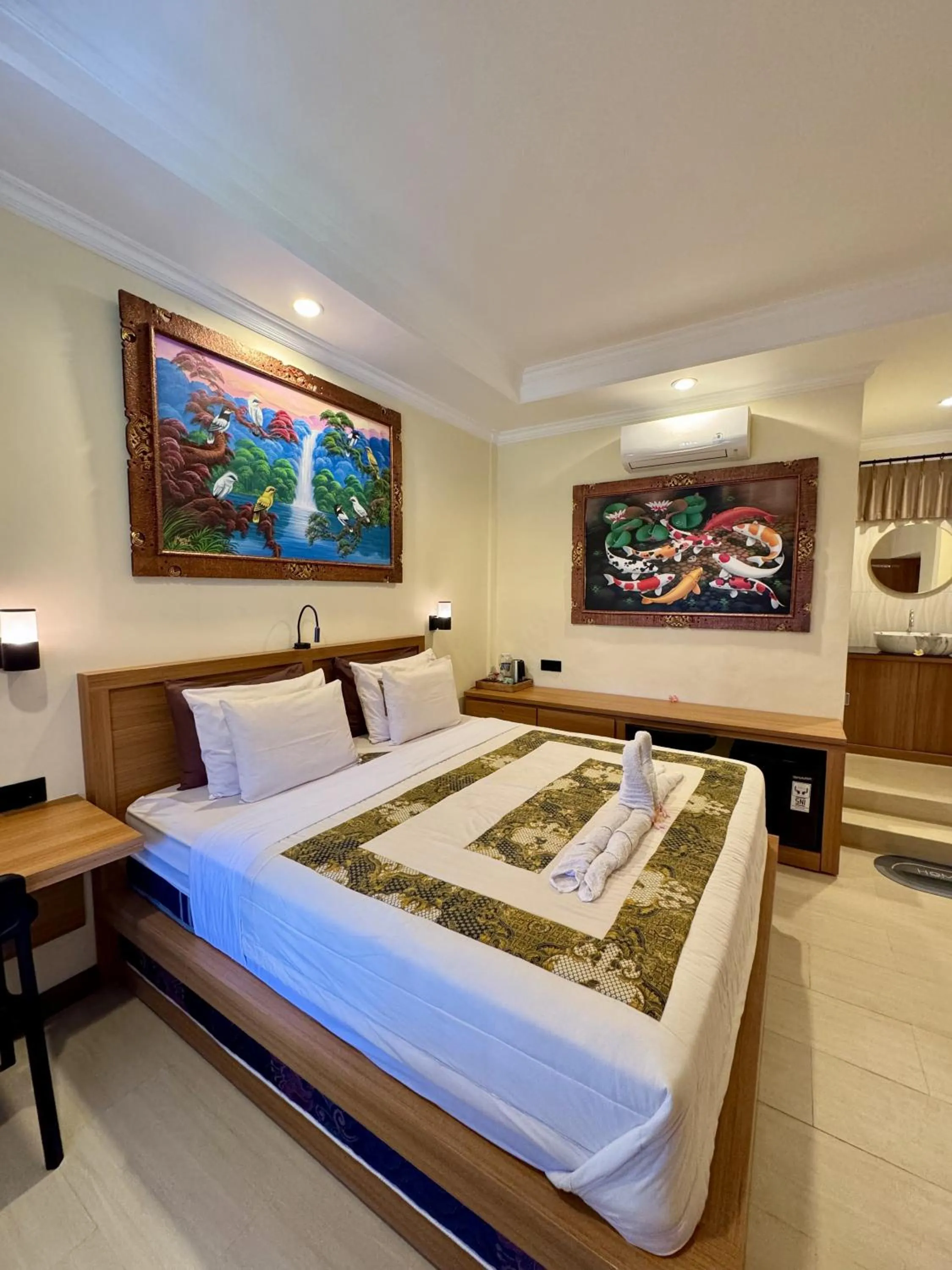 Bed in Danasari Homestay