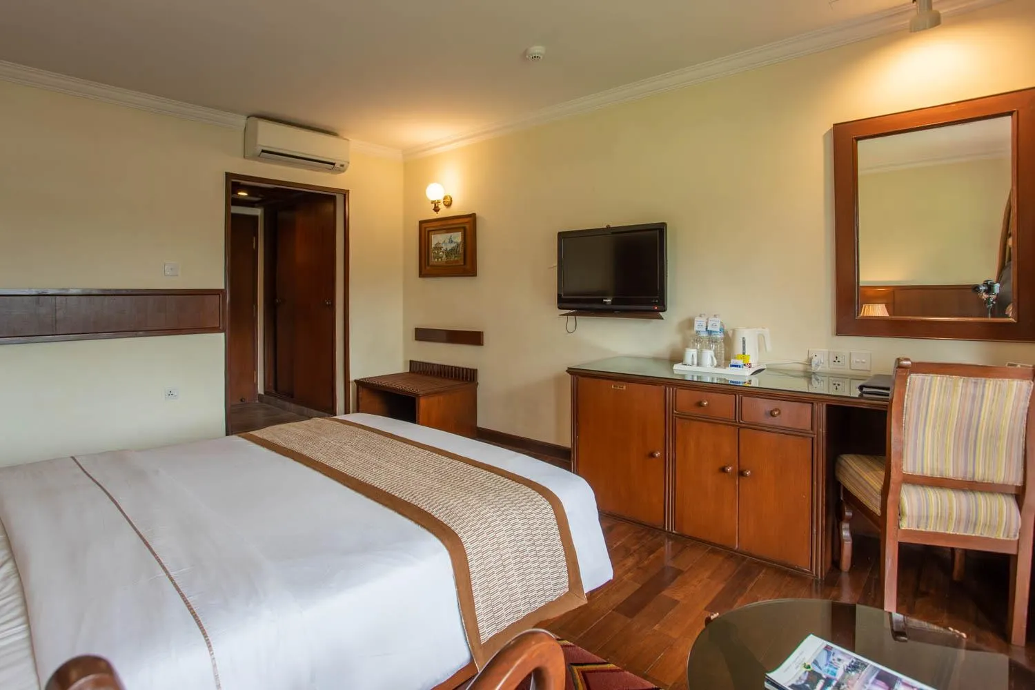 Bed in Fish Tail Lodge