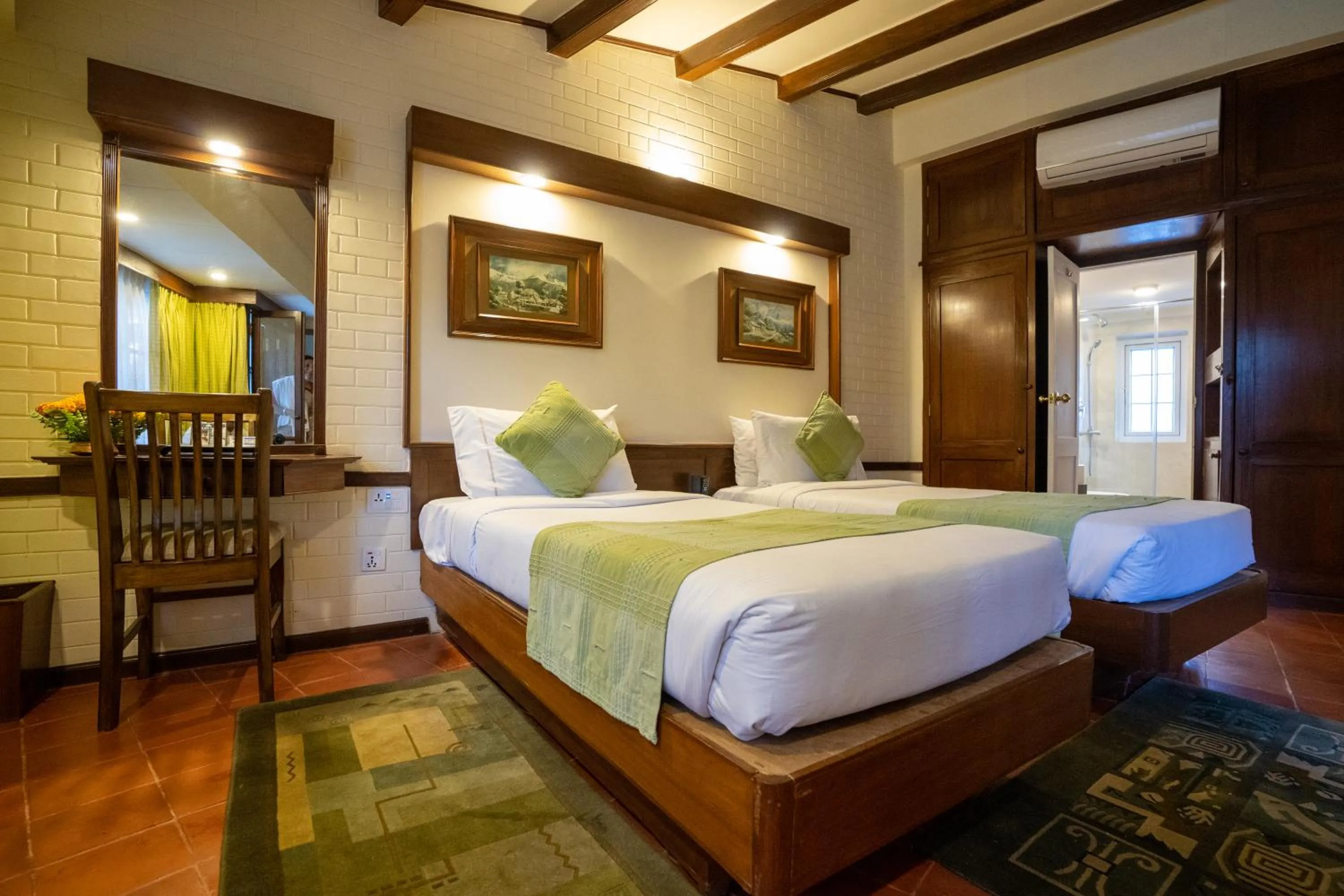 Bed in Fish Tail Lodge