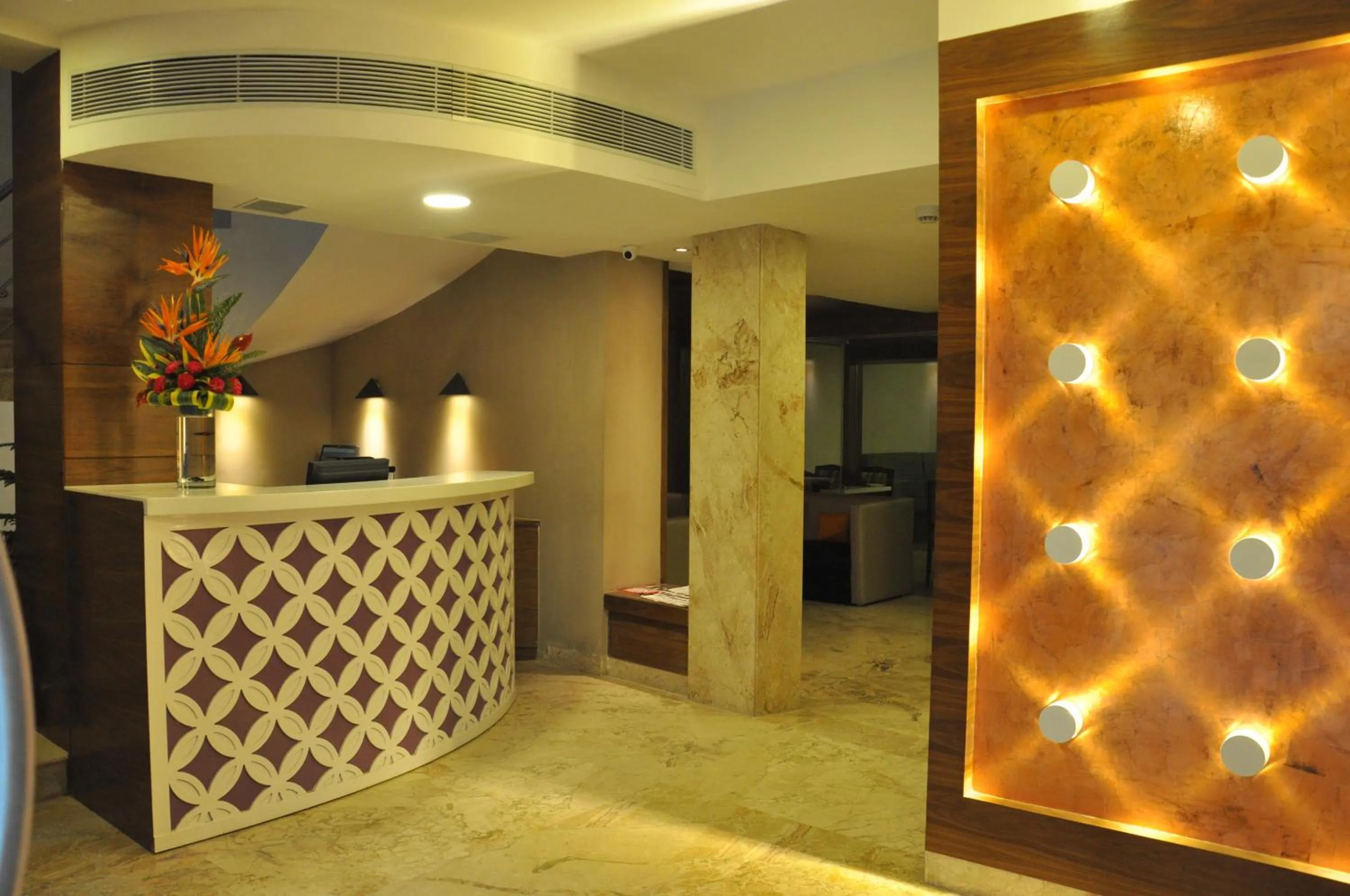 Lobby or reception in La Woods Hotel