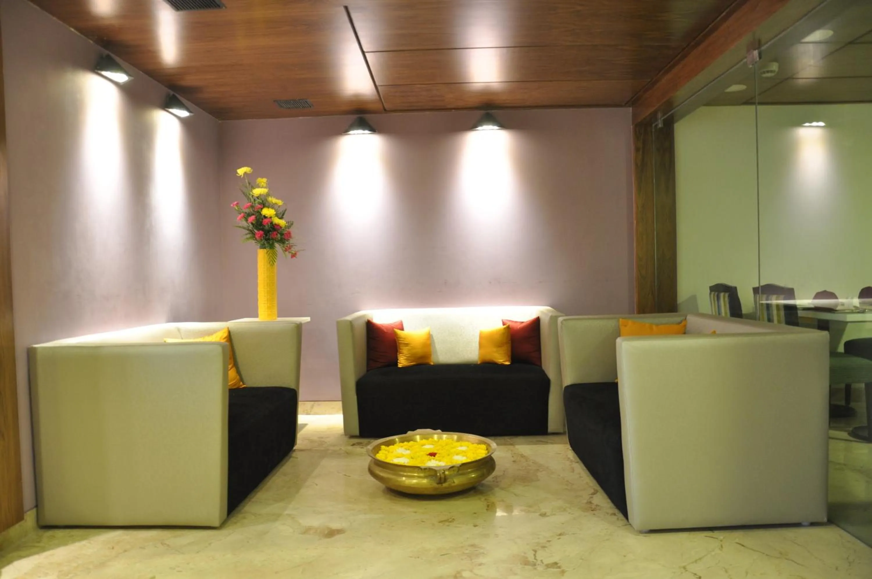 Lobby or reception in La Woods Hotel