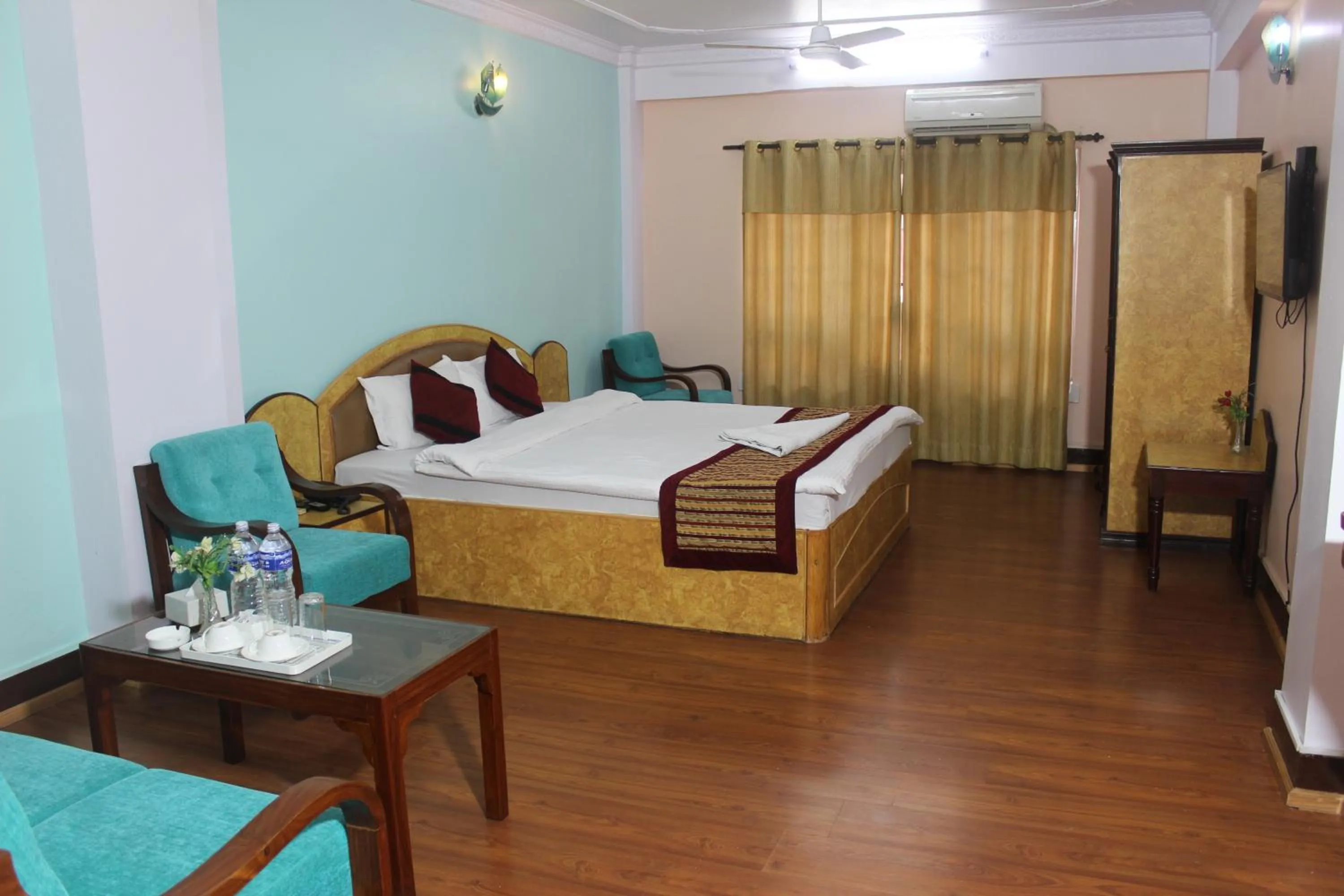 Deluxe Double Room with Balcony - single occupancy in Hotel Happy Home or Mudkhu Durbar