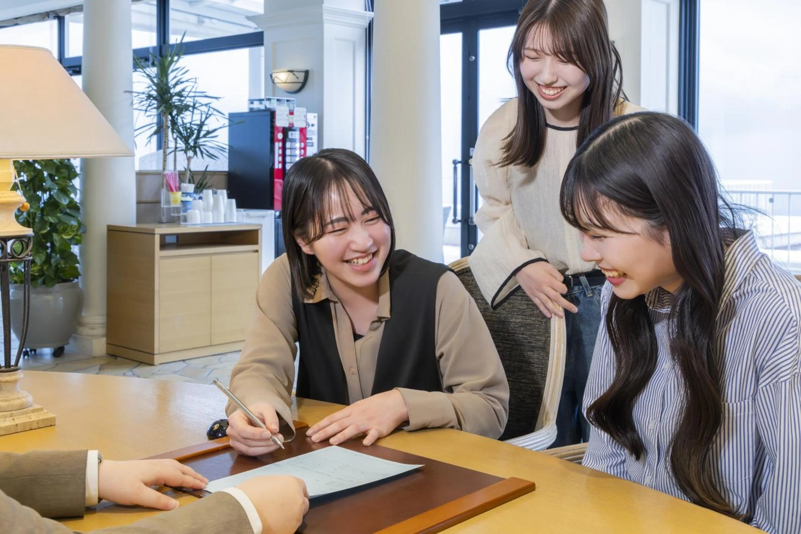 People in Yumihari-no-Oka Hotel