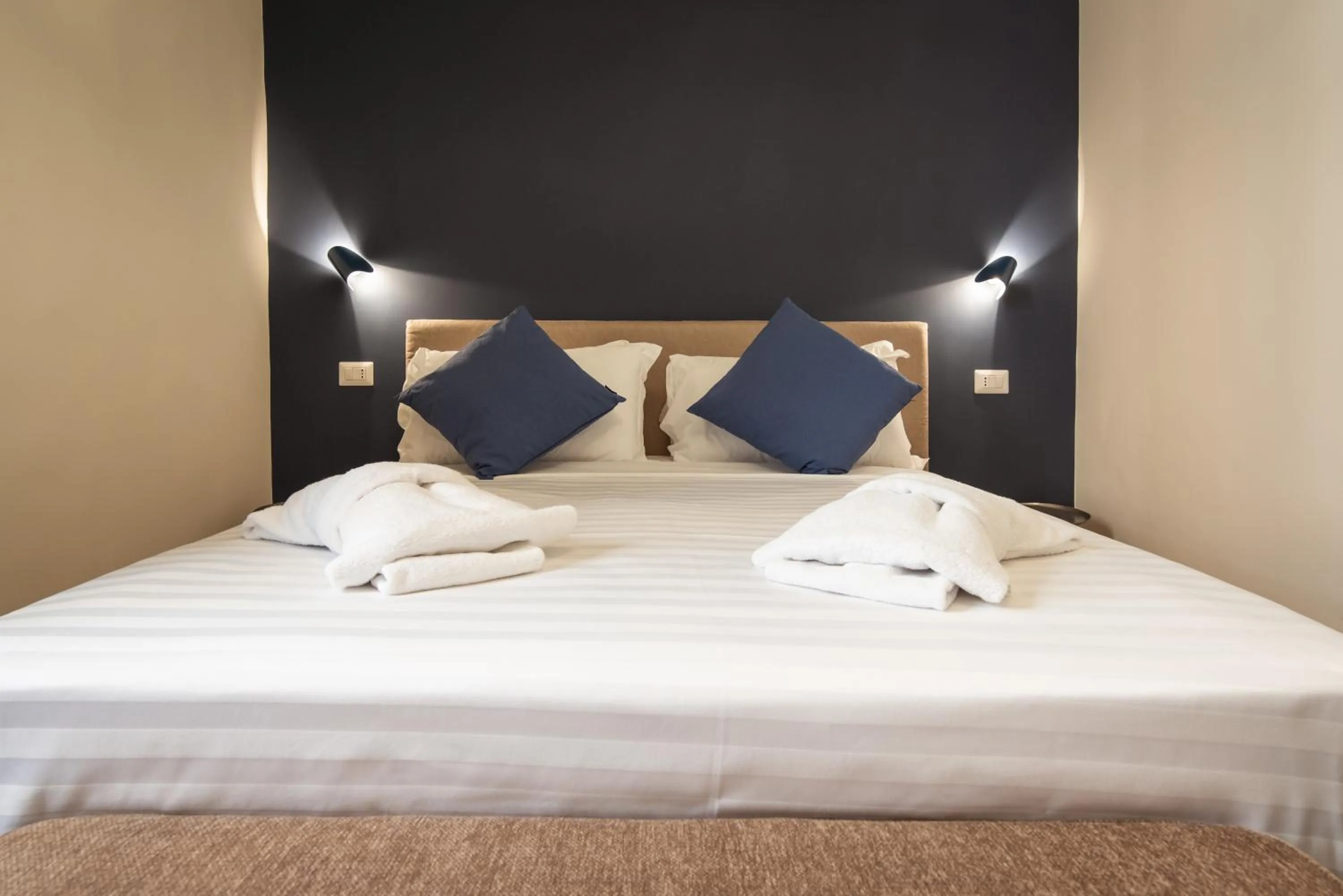 Bed in BEIGE ET BLE' GuestHouse