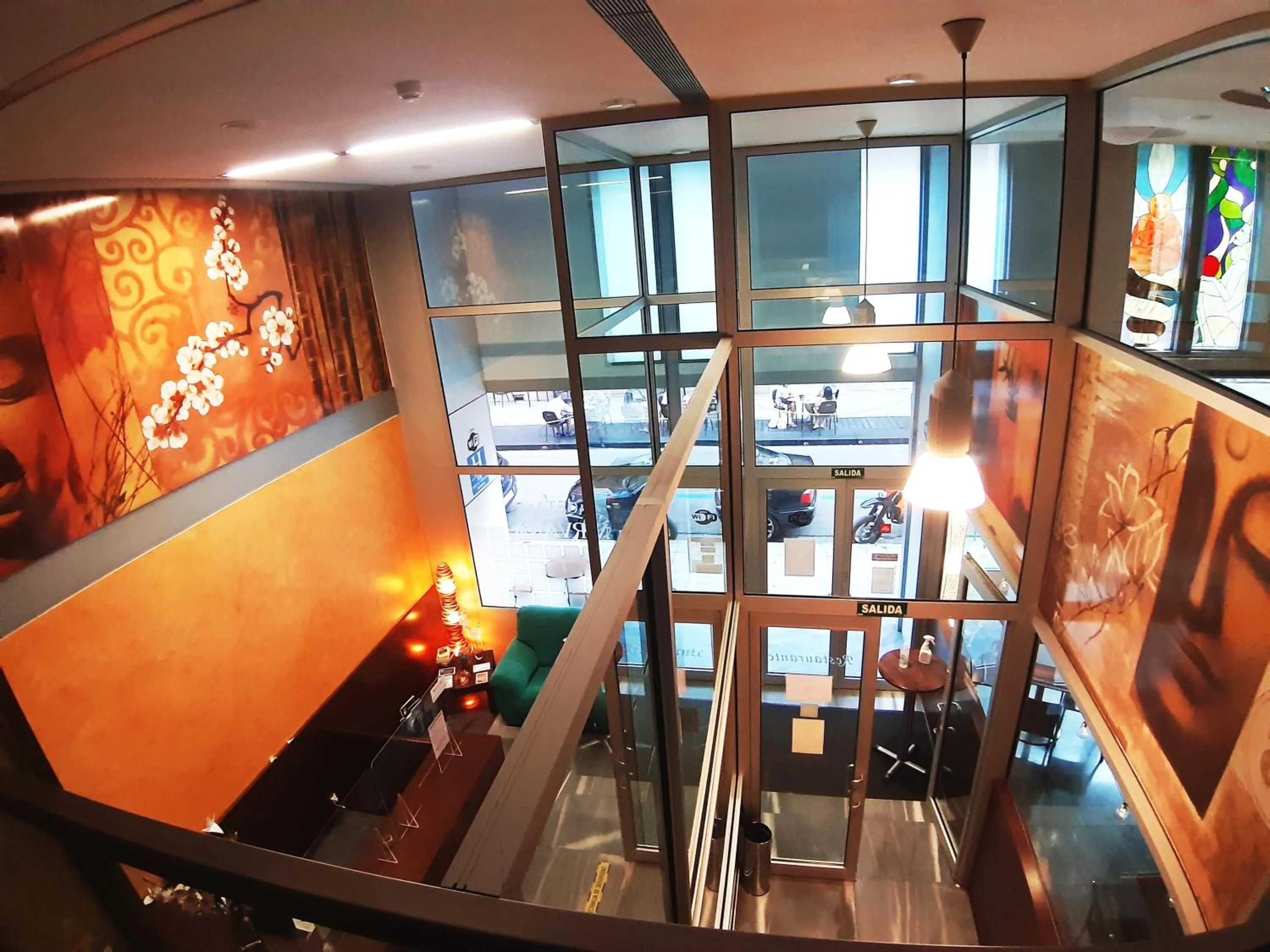 Lobby or reception in Hostal Nirvana