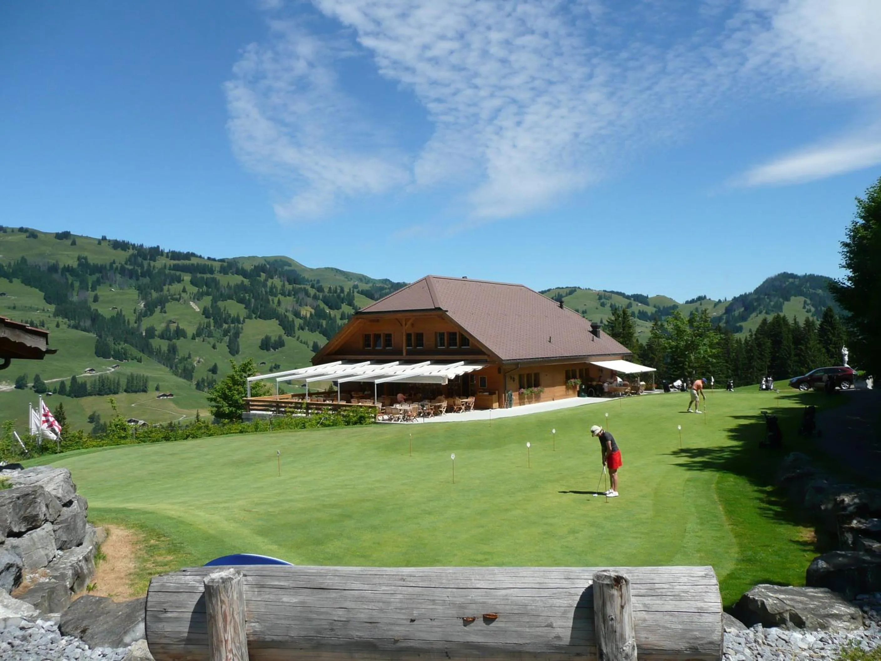 Golfcourse in Hotel Spitzhorn Superieur