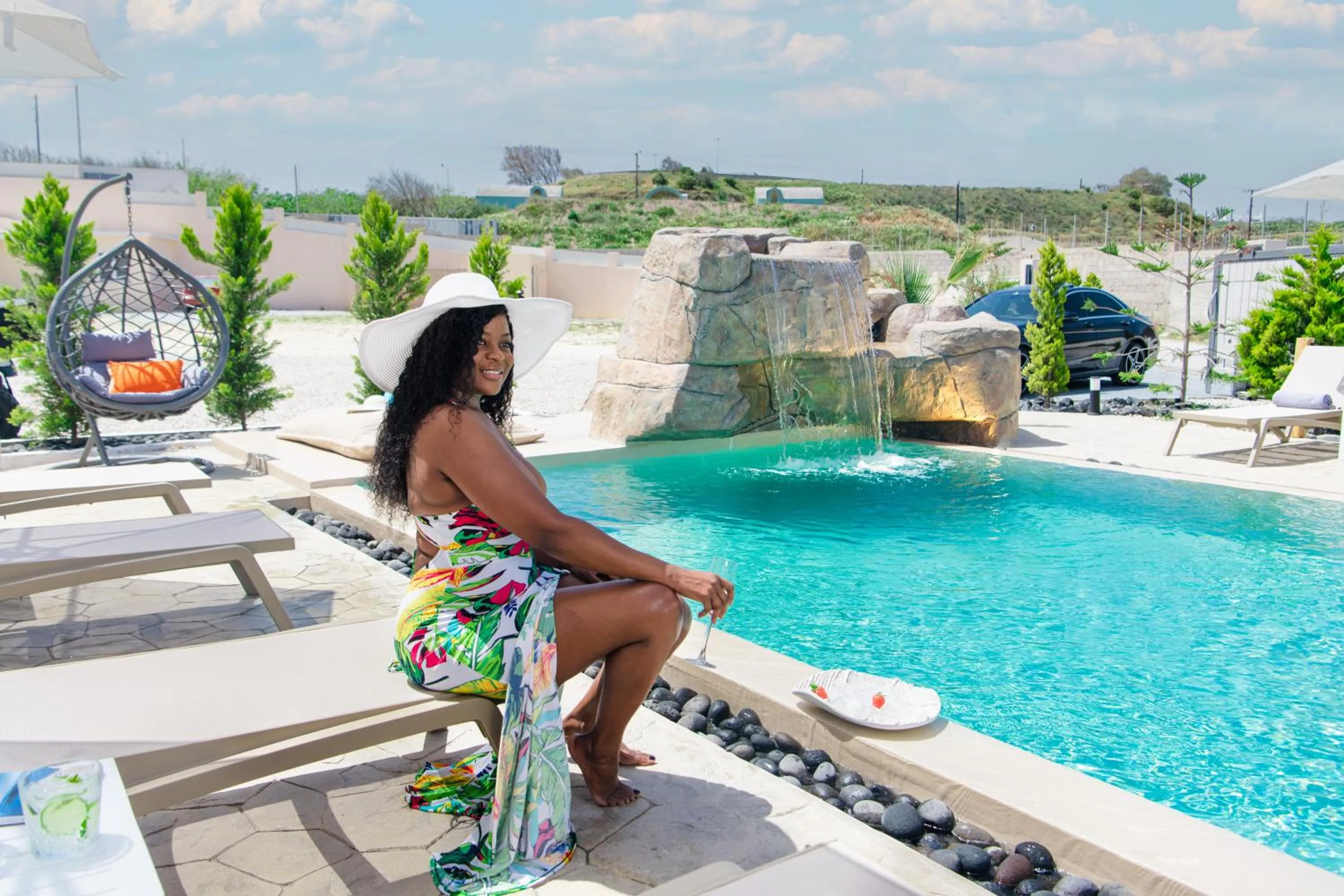 Swimming pool in Santoterra Antigua Suites
