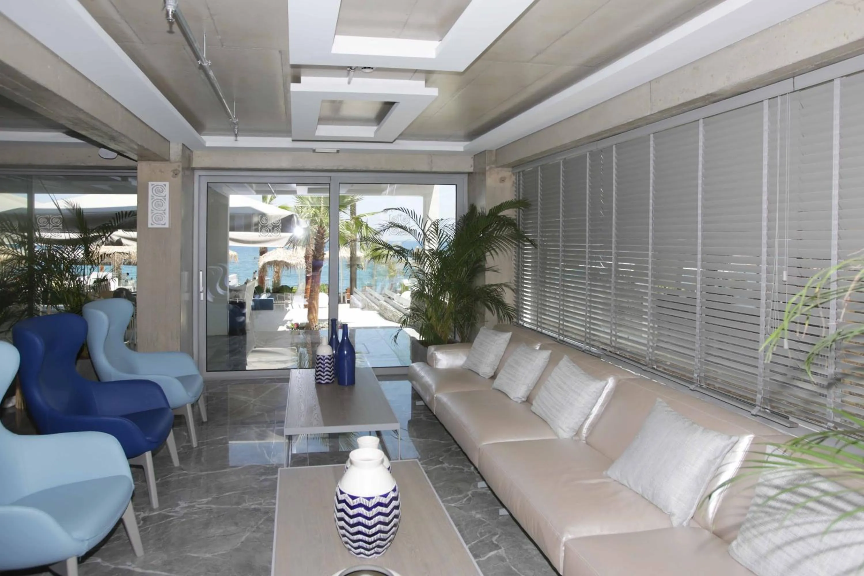 Seating area in Glaros Royal Beach Hotel