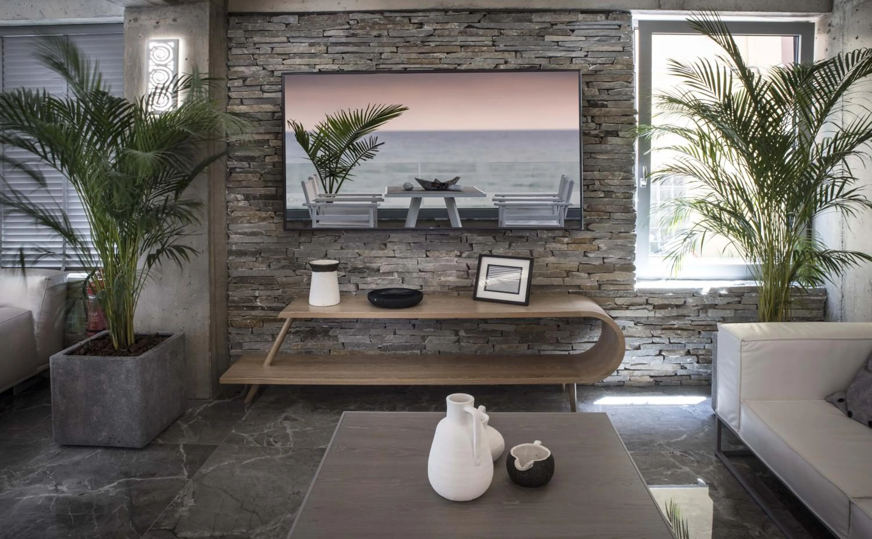 Seating area in Glaros Royal Beach Hotel