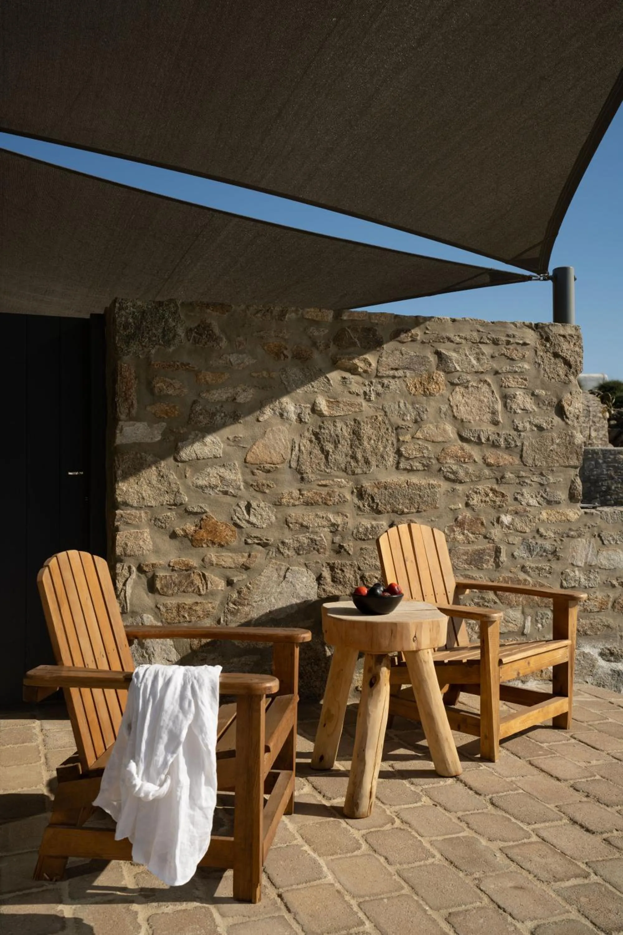 Patio in Ikies of Mykonos