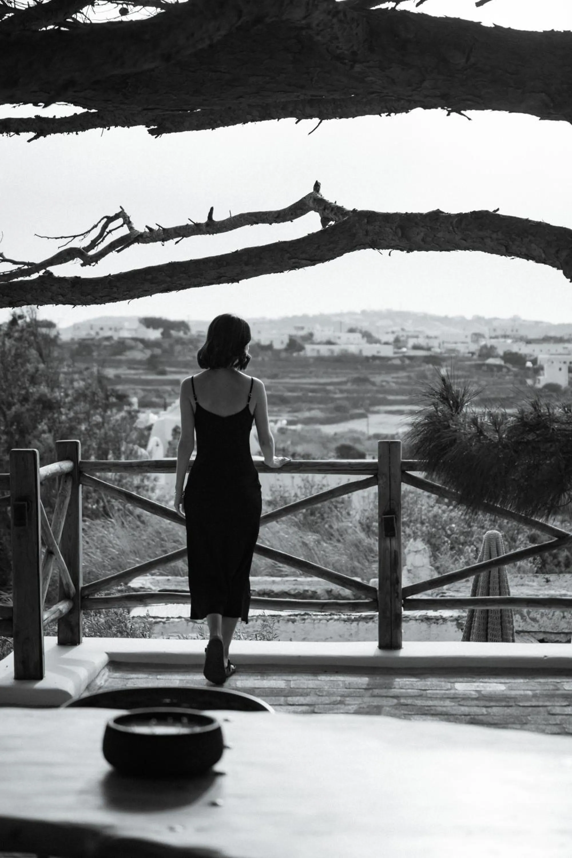 City view in Ikies of Mykonos