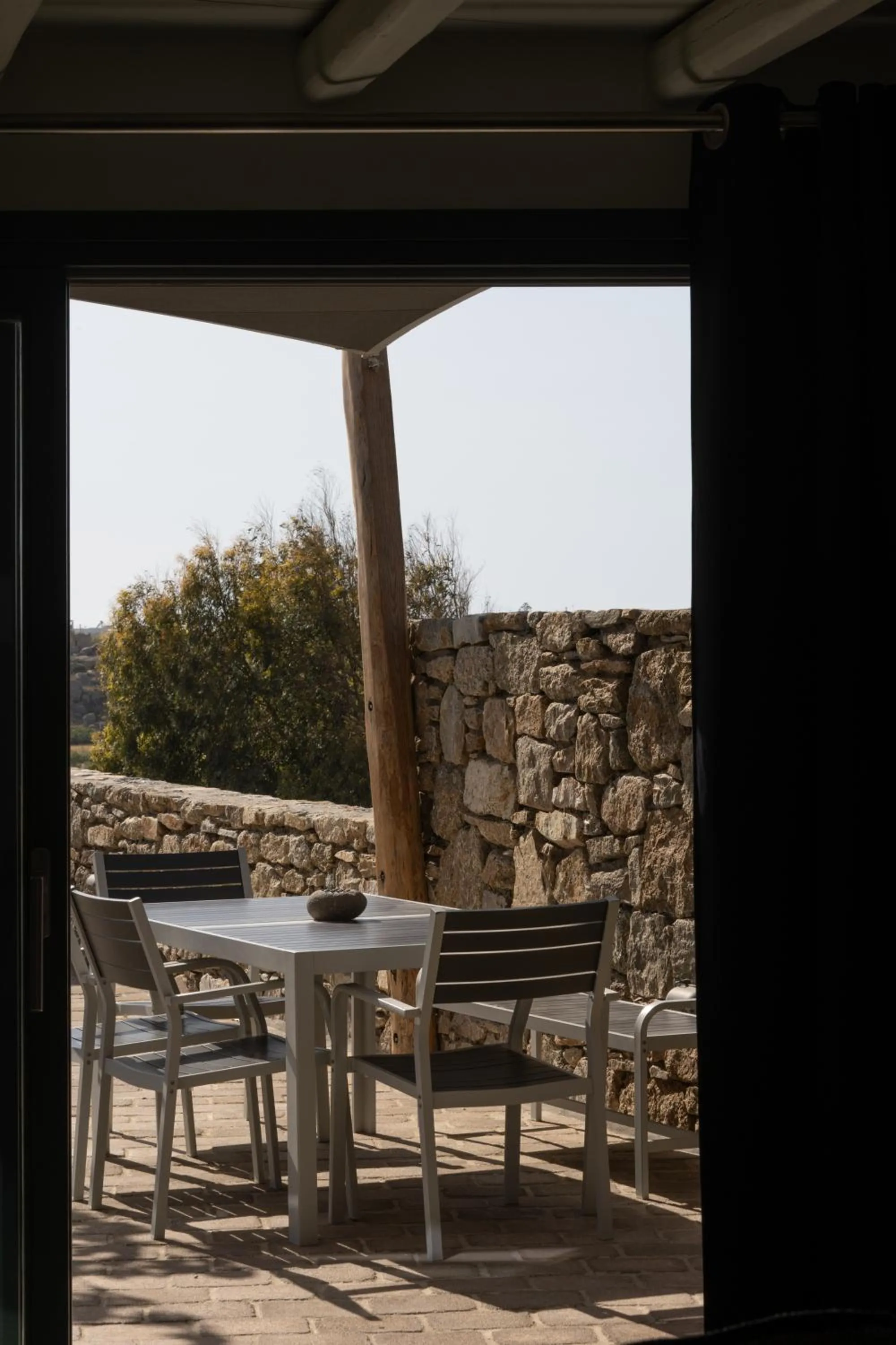 Balcony/Terrace in Ikies of Mykonos