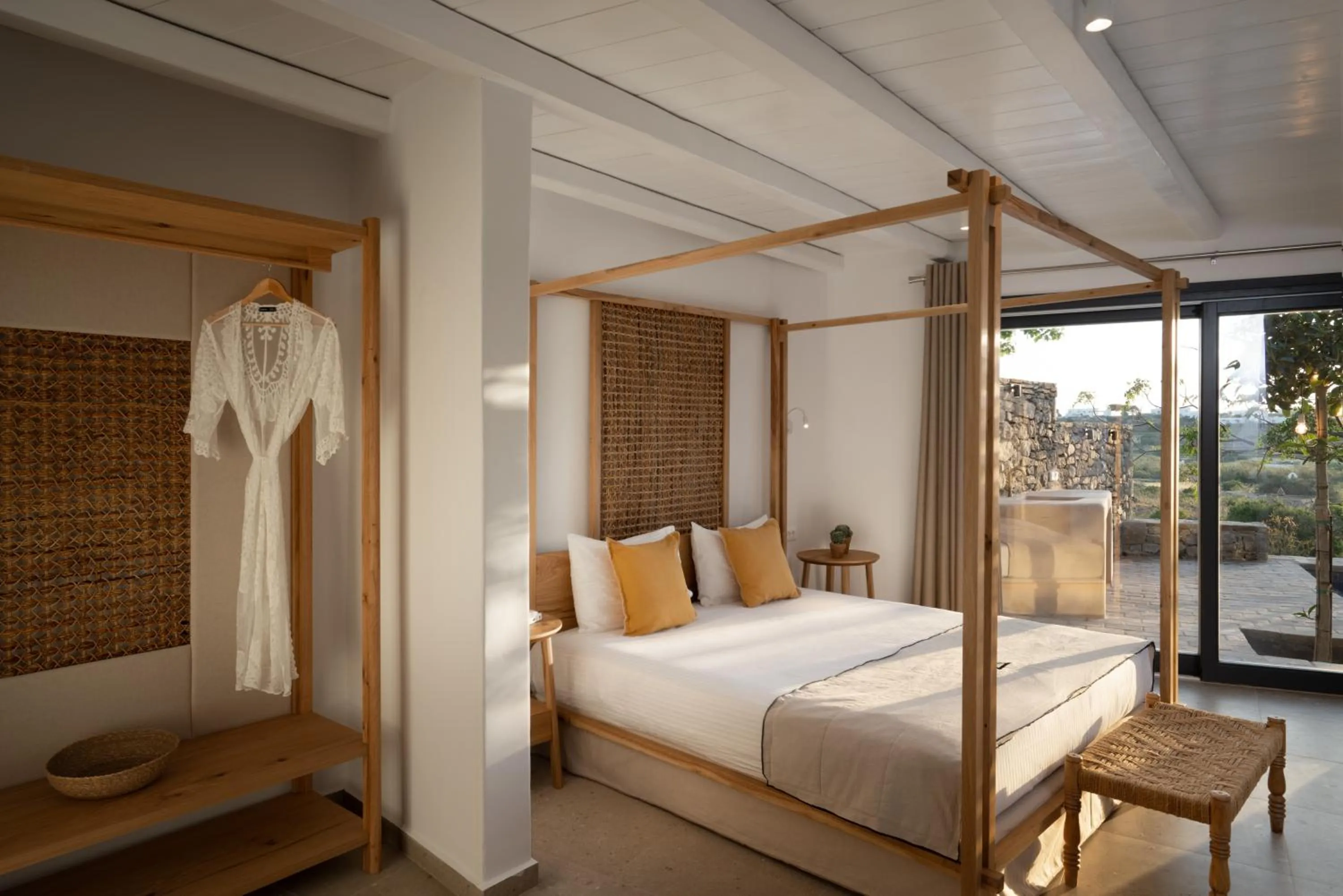 Bedroom, Bed in Ikies of Mykonos