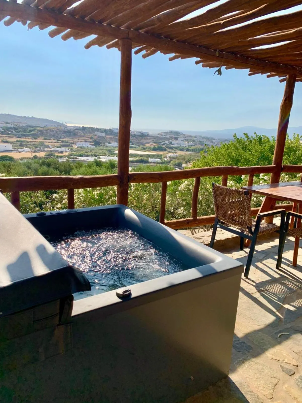 Balcony/Terrace in Ikies of Mykonos