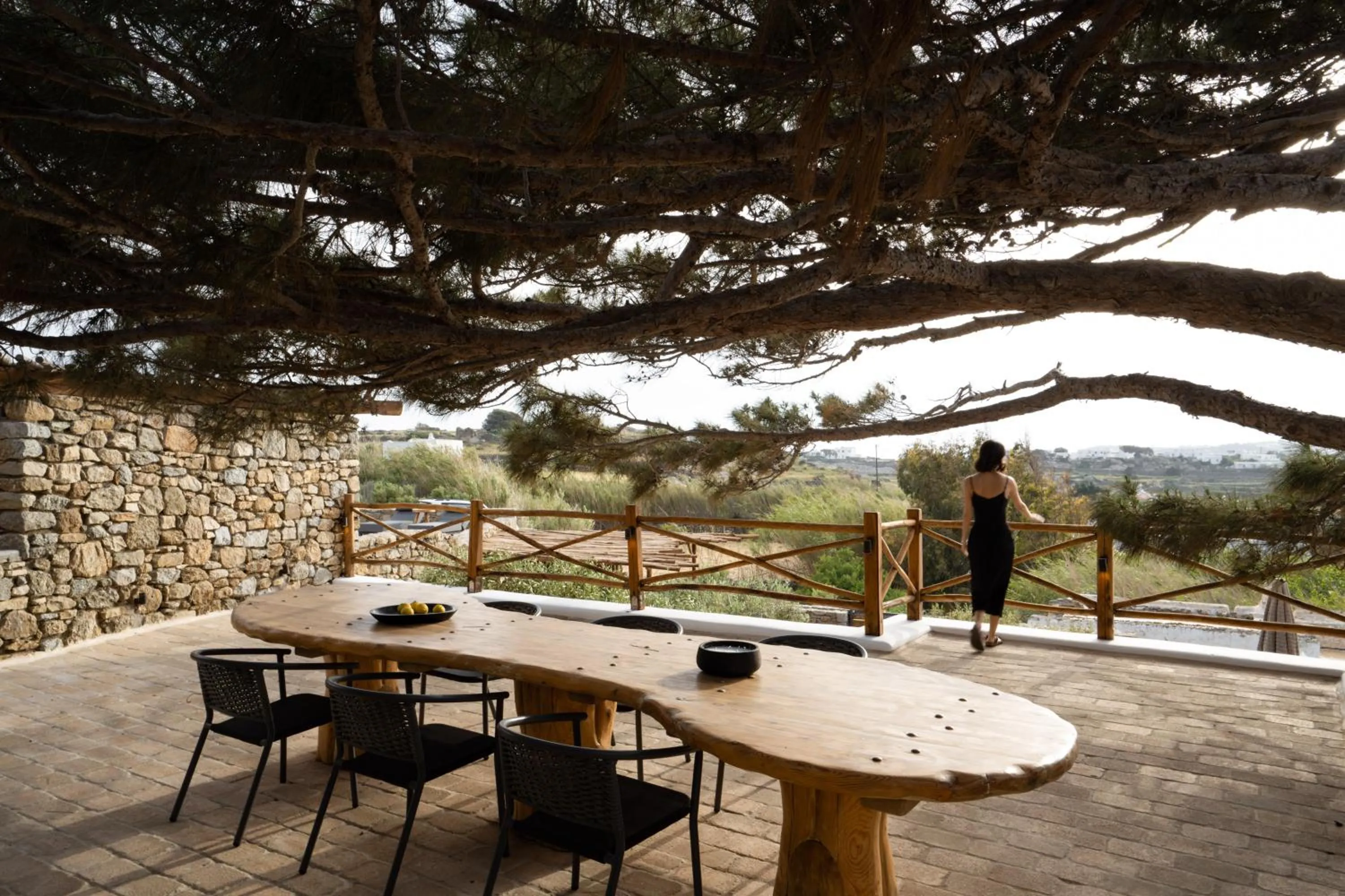 Balcony/Terrace in Ikies of Mykonos