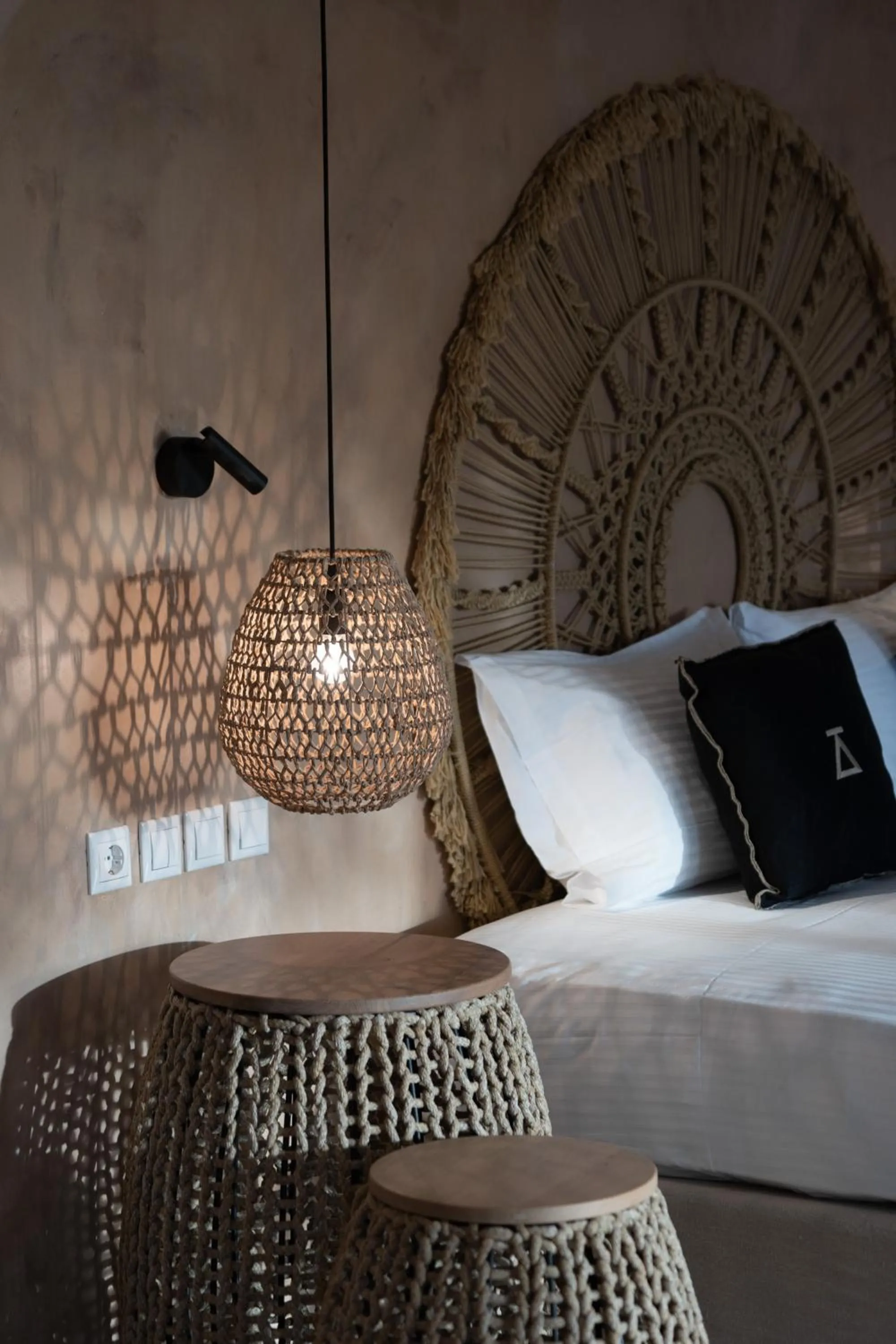 Bed in Ikies of Mykonos