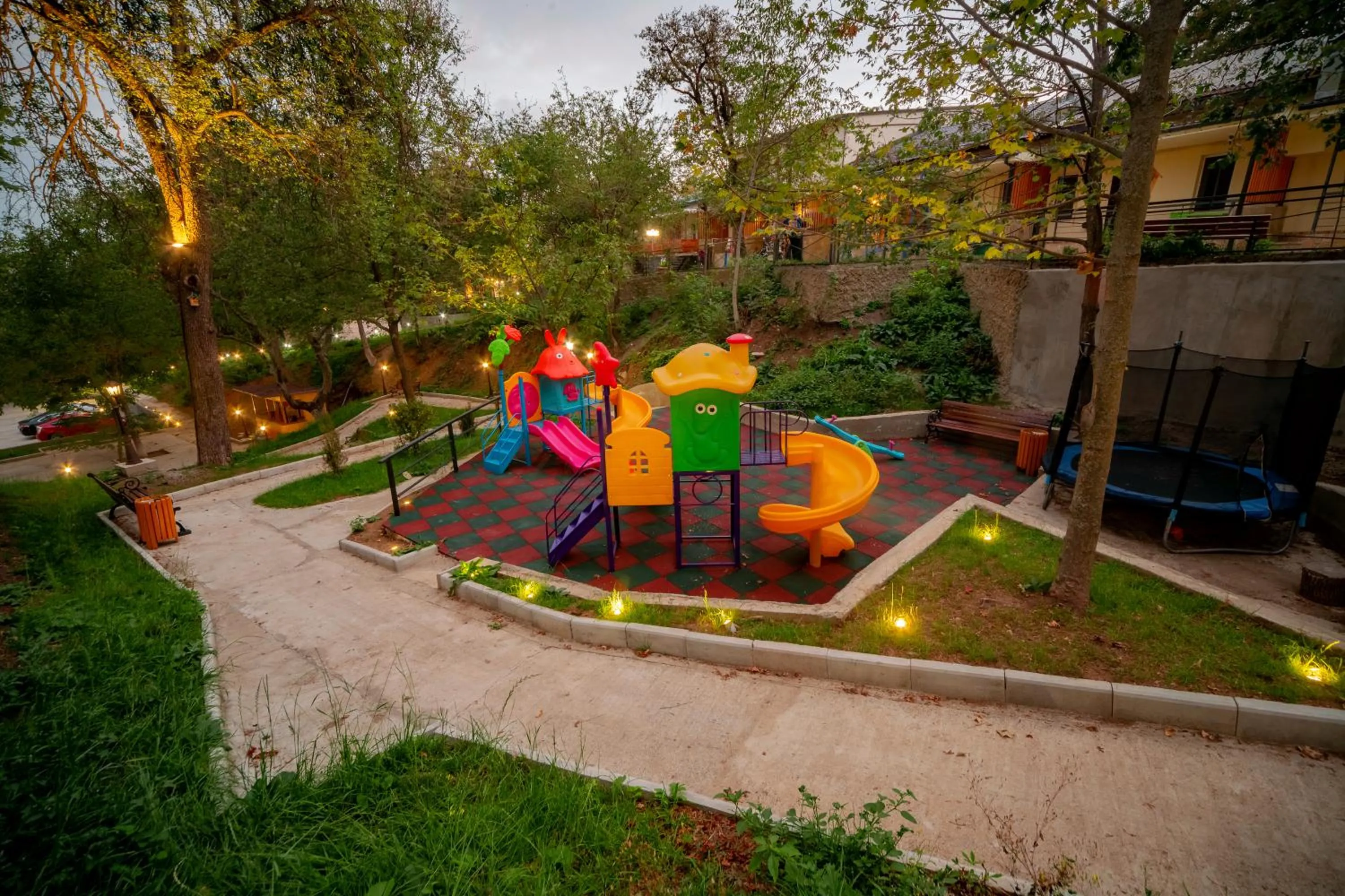 Children play ground in The Residence Hotel & Cottages