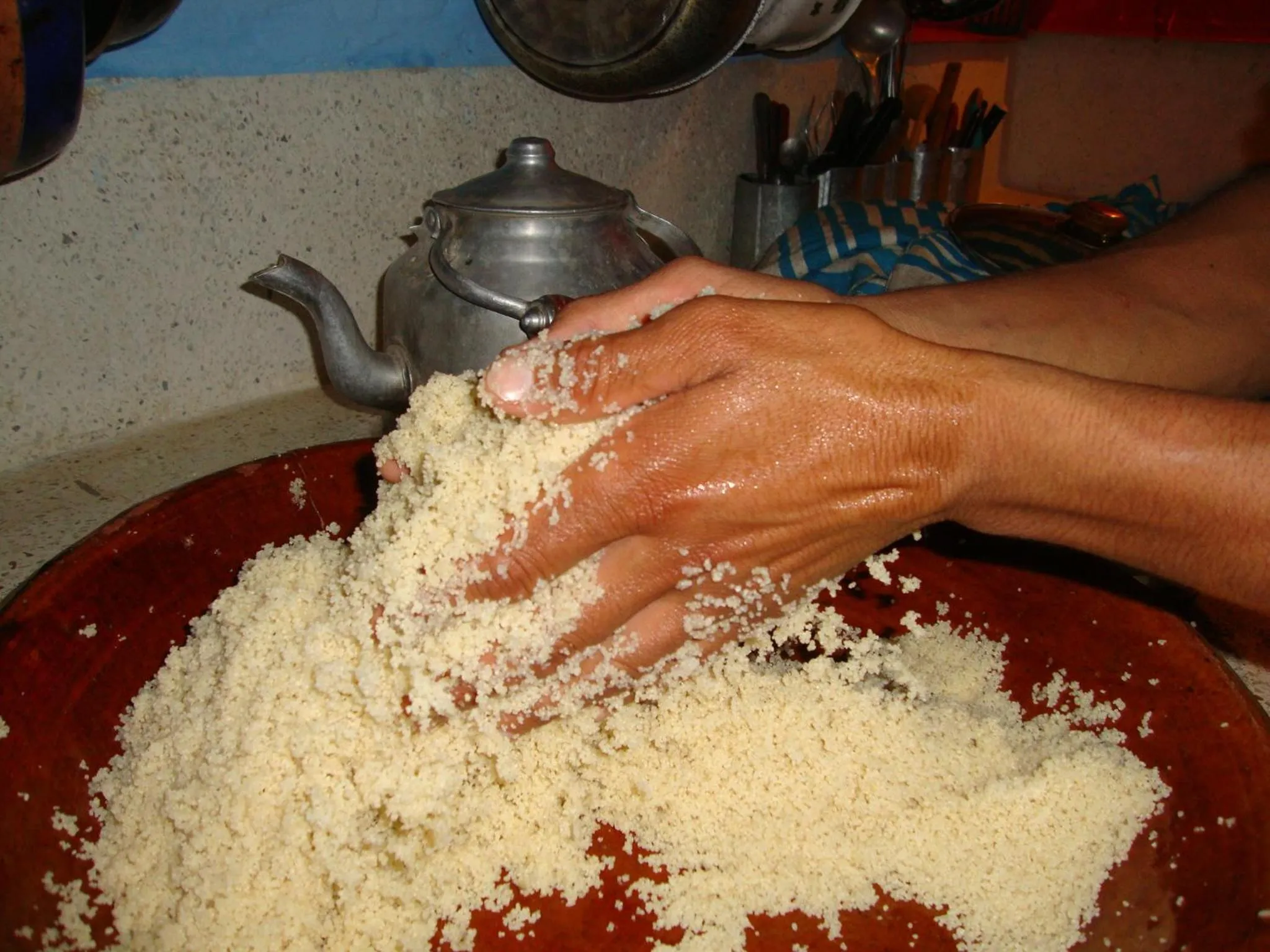 Food close-up in Maison Boutchrafine