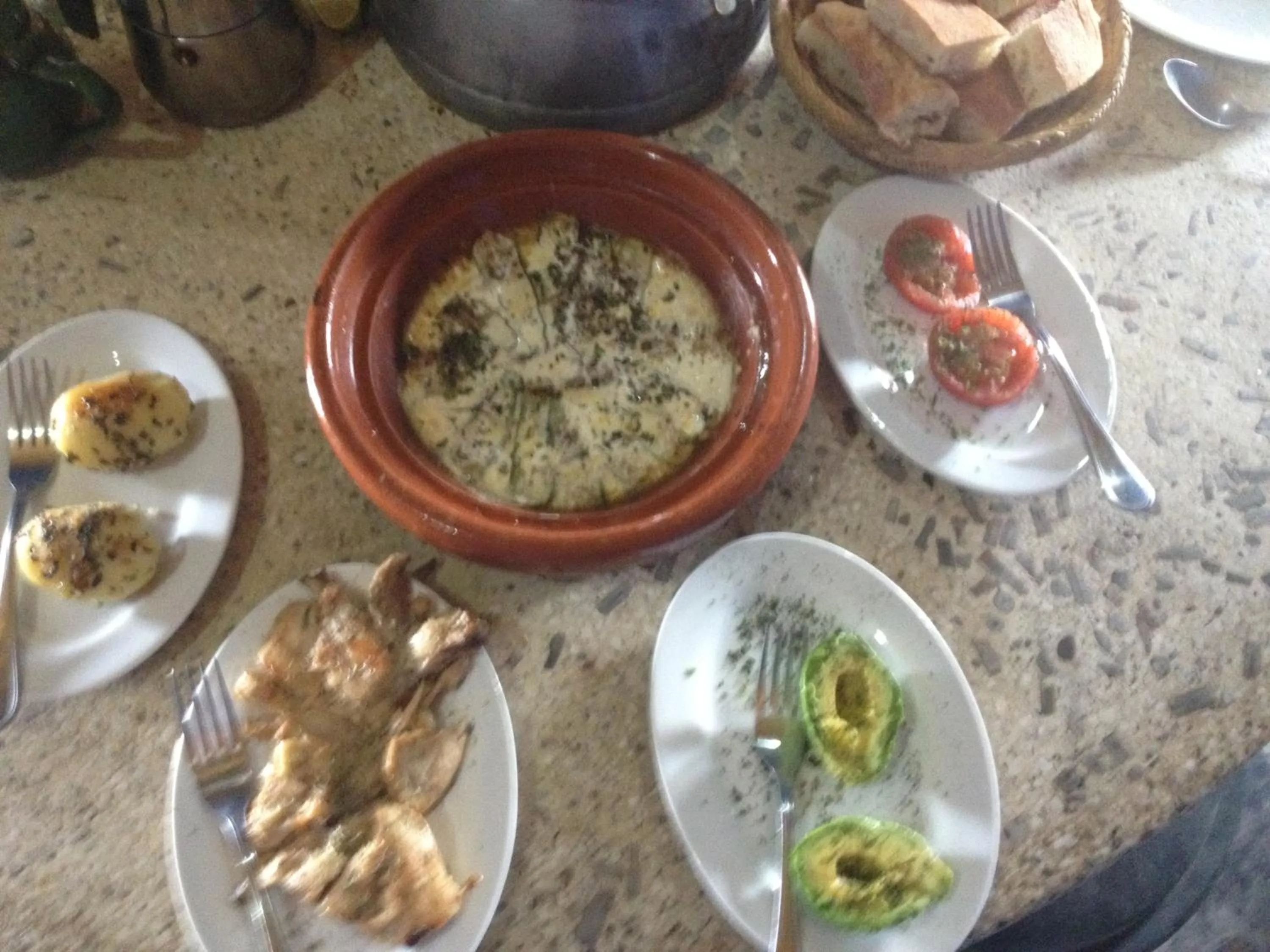 Food close-up in Maison Boutchrafine