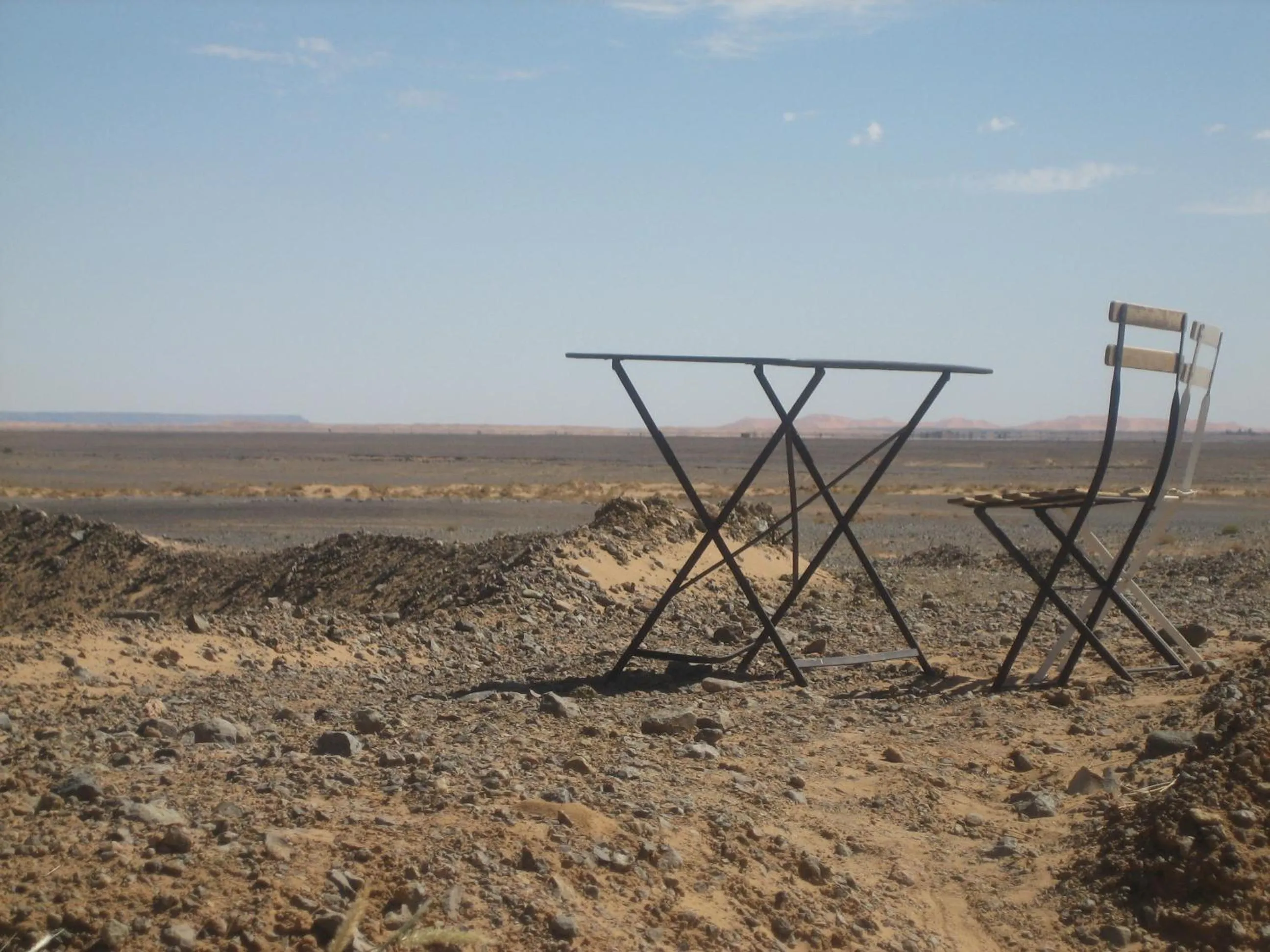 Garden view in Maison Boutchrafine