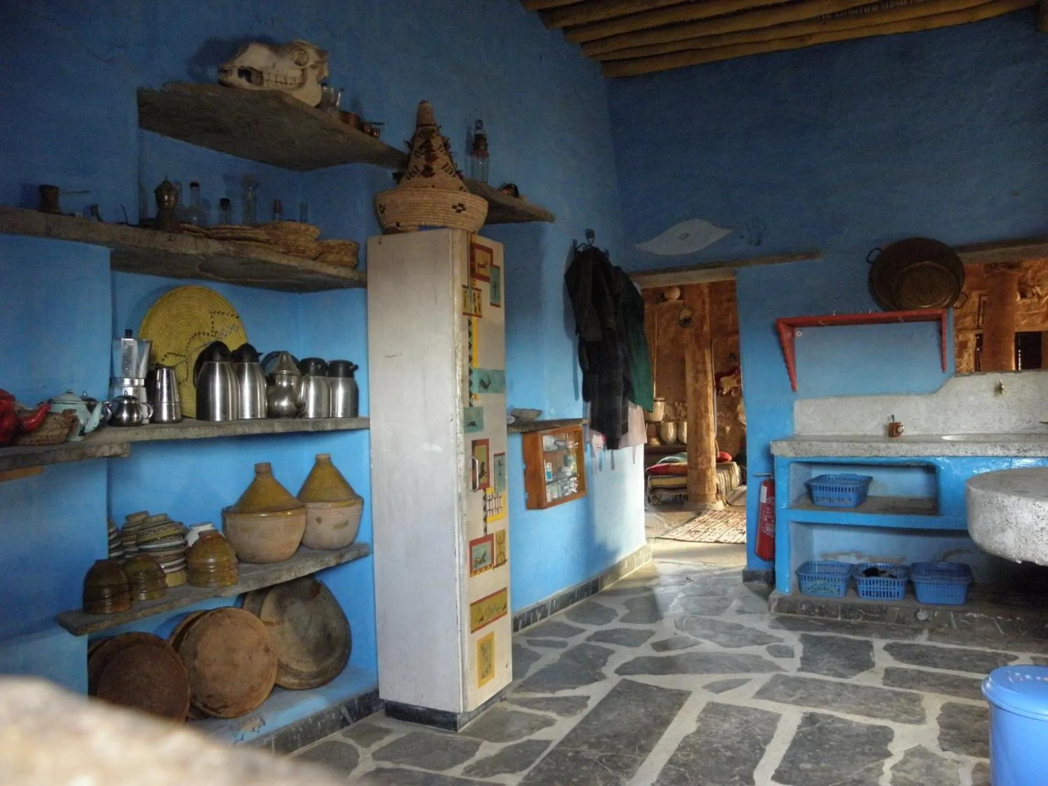 Decorative detail, Bed in Maison Boutchrafine