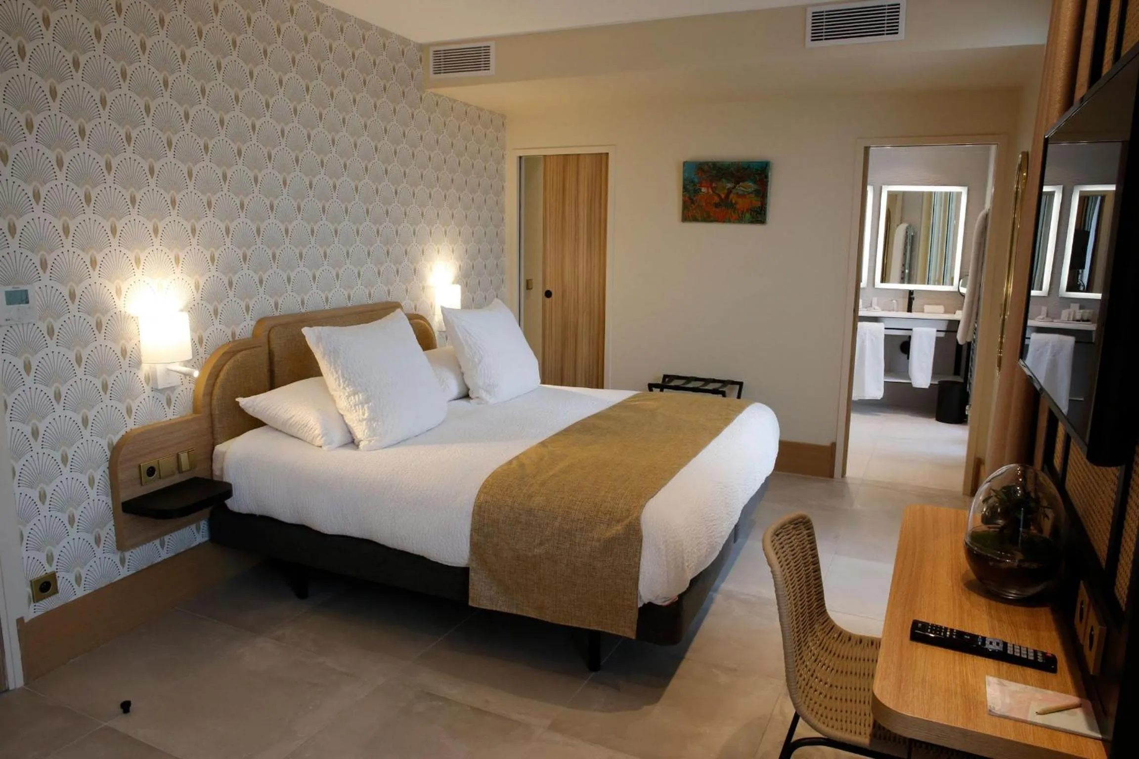 Bed in Splendid Hôtel & Spa