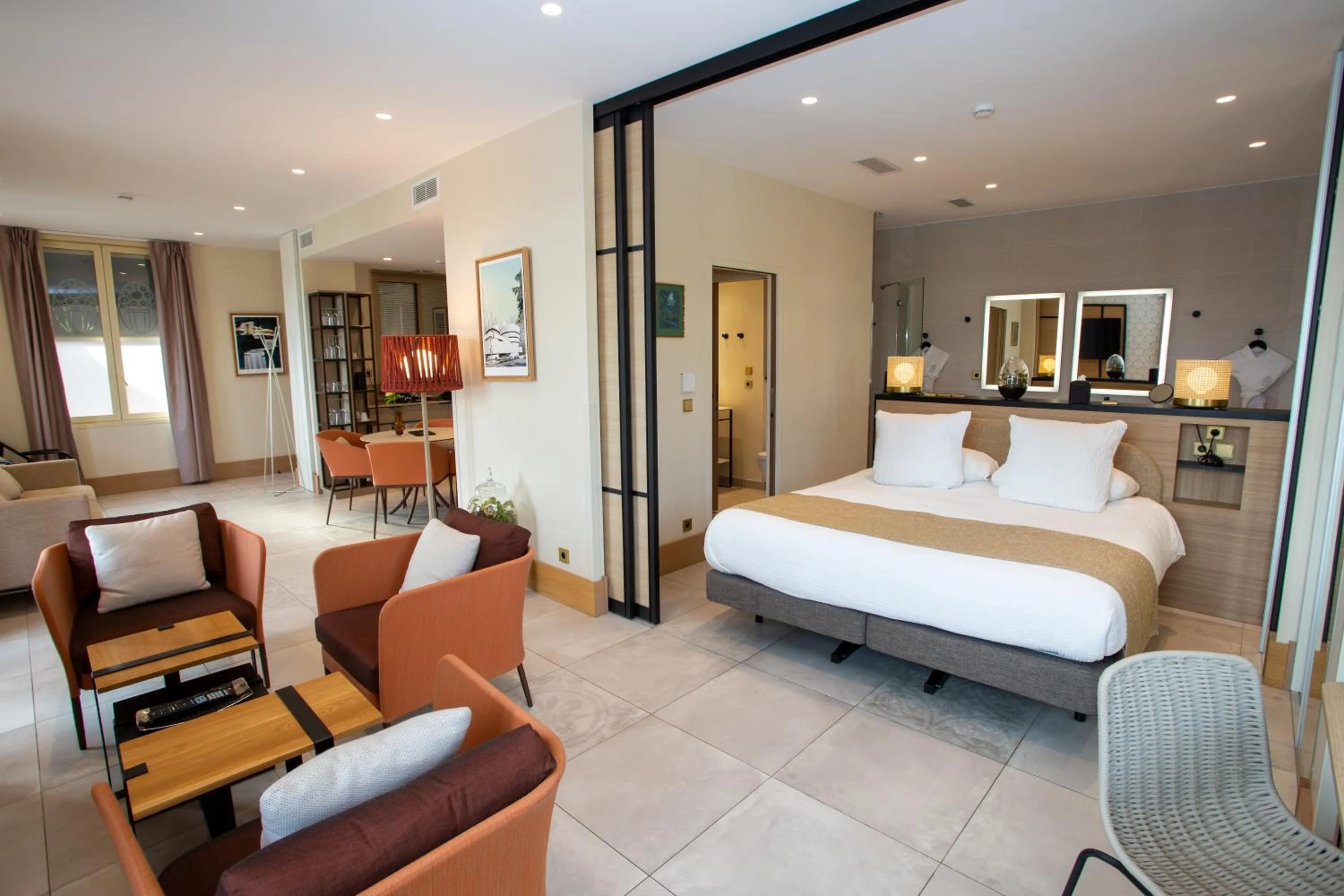 Bed in Splendid Hôtel & Spa