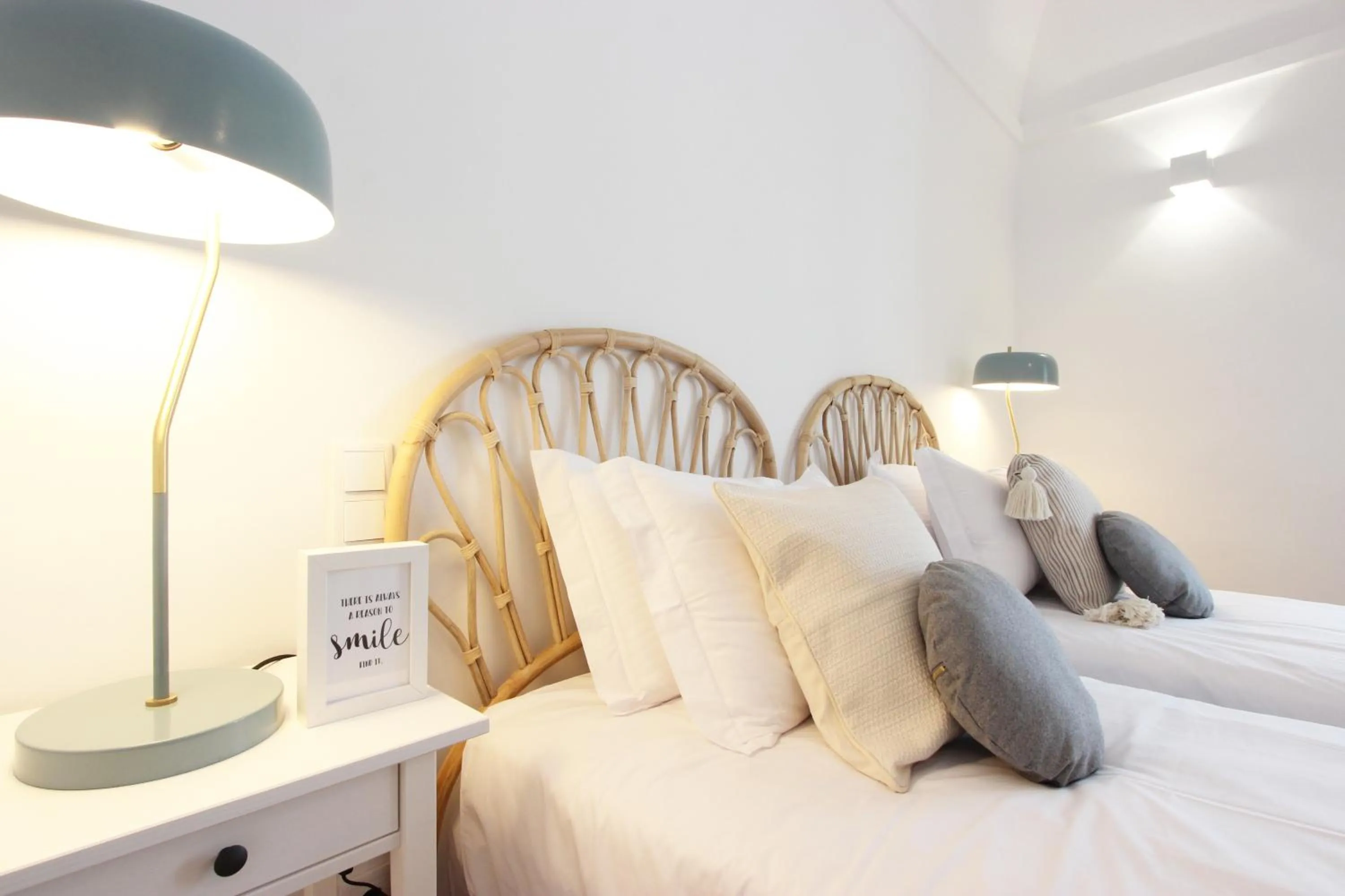 Bed in Lavradores Boutique Guesthouse